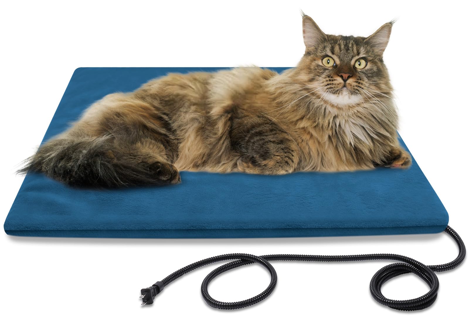 Pet Heating Pad For Dog Cat, 100% Waterproof Outdoor Cat Heating Pad, Multi-Sizes Outside Electric Heated Dog Bed Mat Blanket Pu