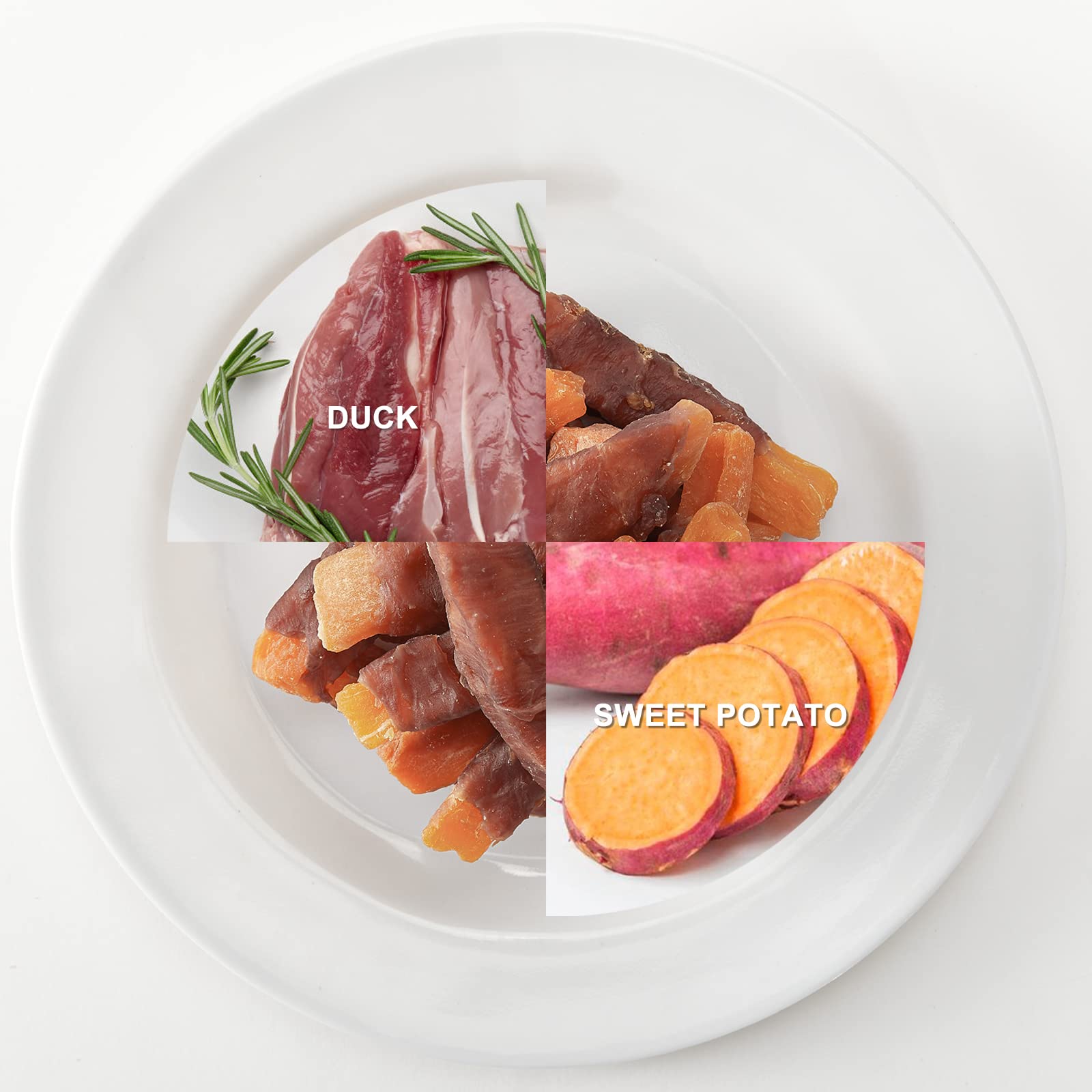 Jungle Calling Sweet Potato & Duck Dog Treats, Vegetarian, Nutritious and Delicious Snacks for Your Furry Friend, 10.6 oz