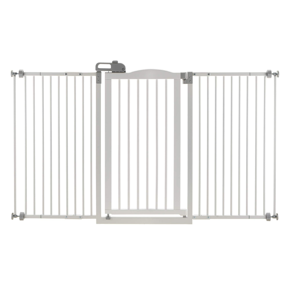 Richell Tall One-Touch Gate II Wide, Dog gate, 38.4 inch Tall pet gate, White (94935)