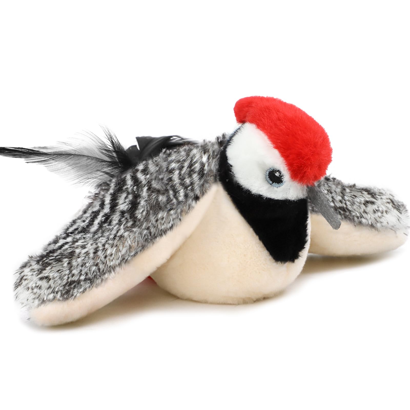 Tocirelo Flapping Bird Cat Toy - Chirping Bird Cat Toy Flapping Wings For Bored Indoor Cats, Interactive Simulated Flying And Re