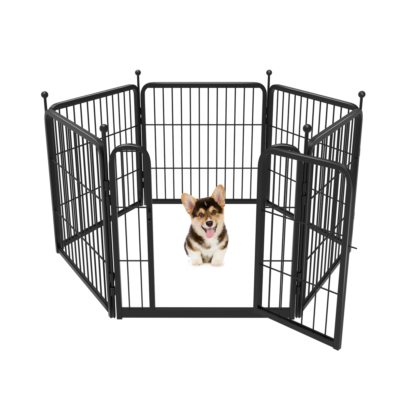 Fxw Rollick Dog Playpen For Yard, Rv Camping│Patented, 24 Inch 6 Panels