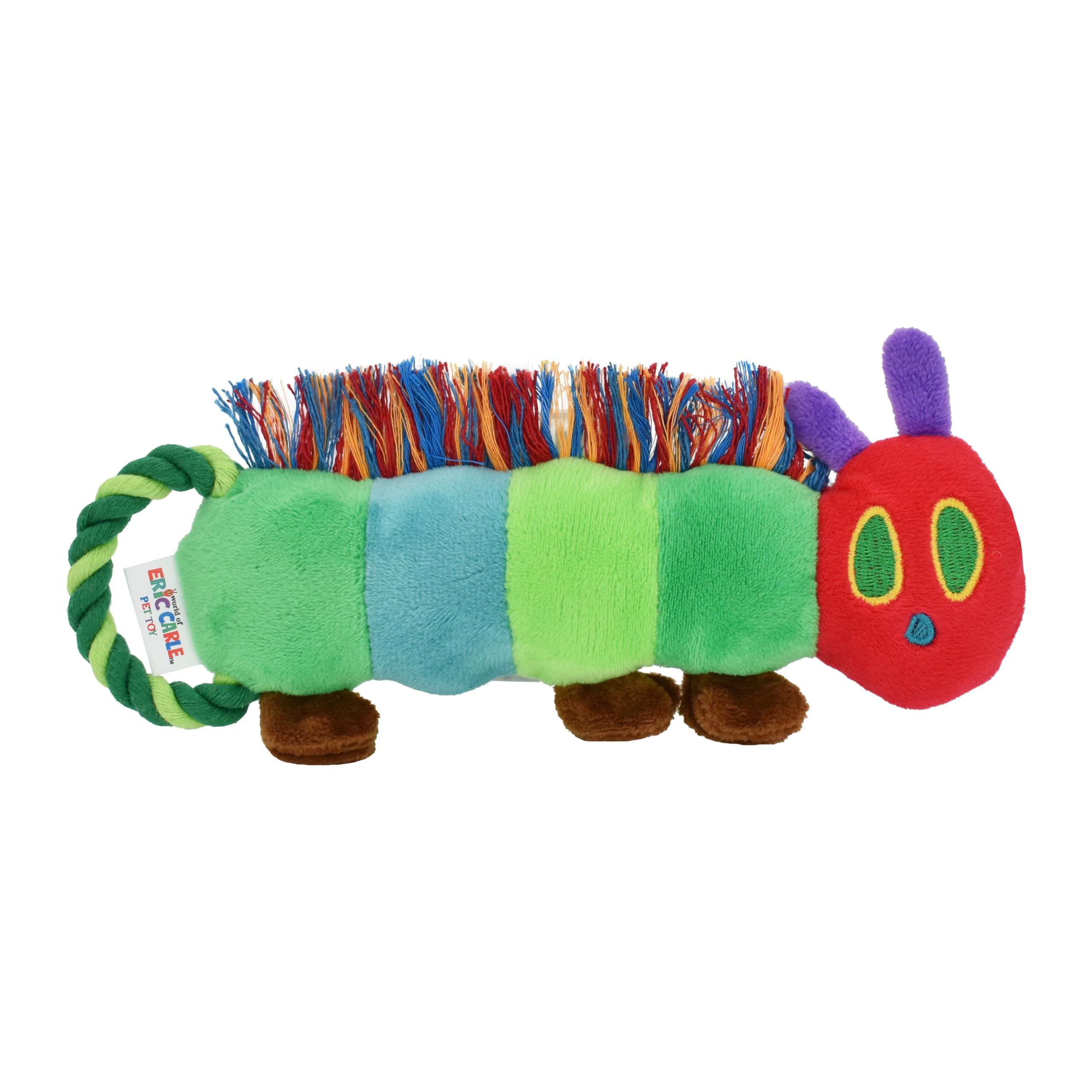 Multipet Eric Carle Very Hungry Caterpillar Rope Tug 9 Dog Toy