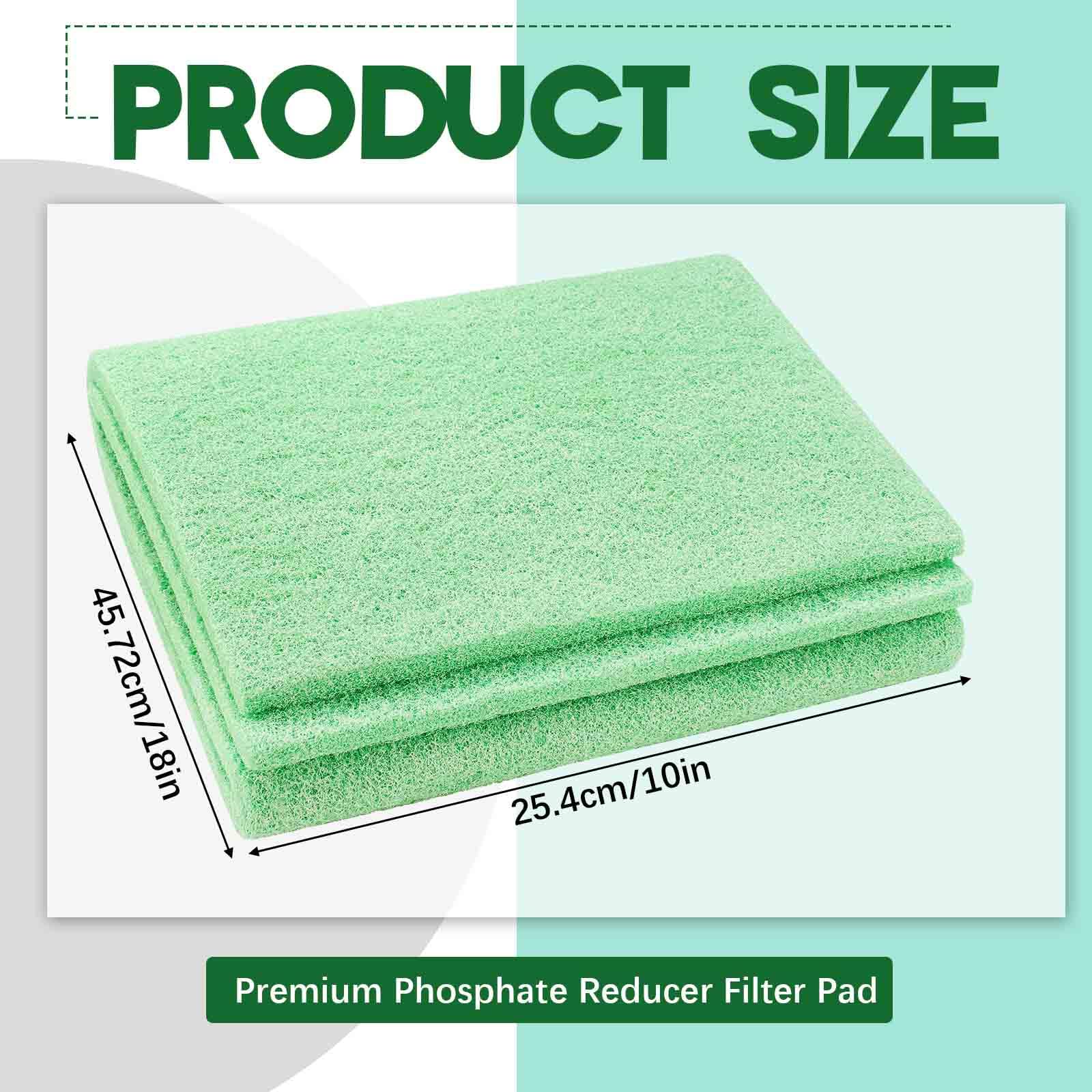 Treela 10 X 18 Inch Phosphate Reducer Filter Pad Fish Tank Filter Pads Phosphate Remover Aquarium Cut To Fit For Aquariums And P