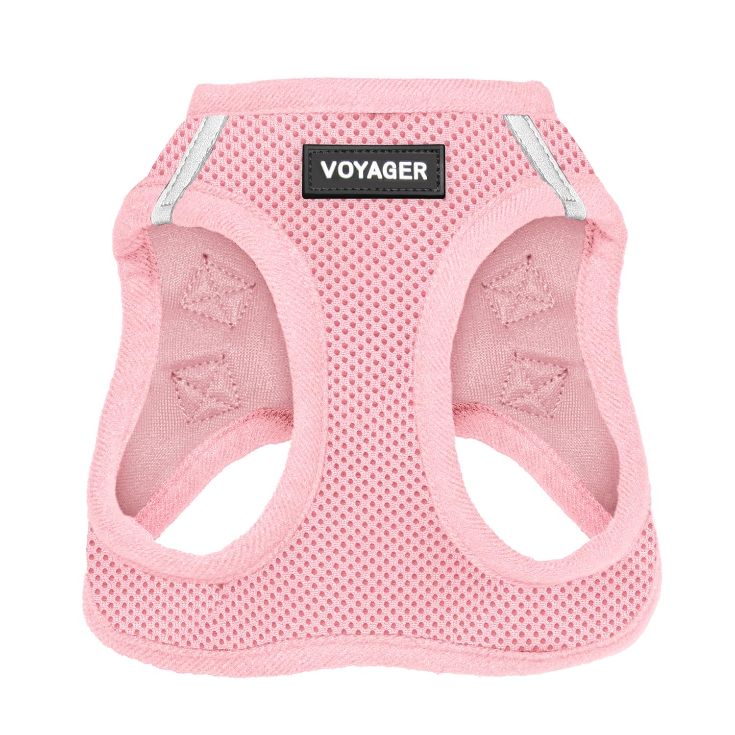 Voyager Step-In Air Dog Harness - All Weather Mesh Step In Vest Harness For Small And Medium Dogs And Cats By Best Pet Supplies - Harness (Pink), L (Chest: 18-20.5')