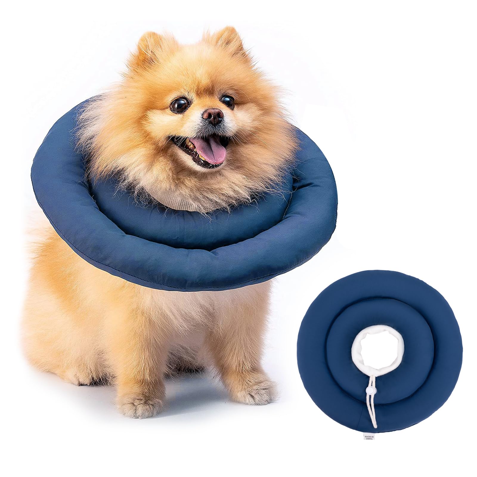 Soft Dog Cones, Recovery Dog Donut Collar After Surgery- Cone of Shame Alternative, Pet Elizabethan E-Collar Anti-Bite Lick Woun