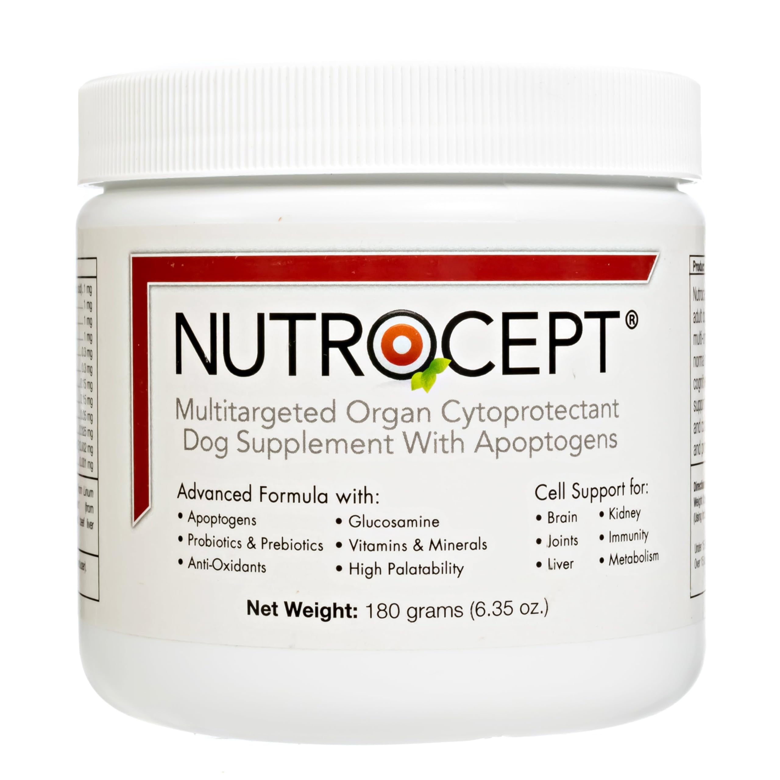 Nutrocept Adult Dog Supplement and Organ Cytoprotectant - Supports the Brain, Joints, Kidneys and Liver and Promotes Energy and 