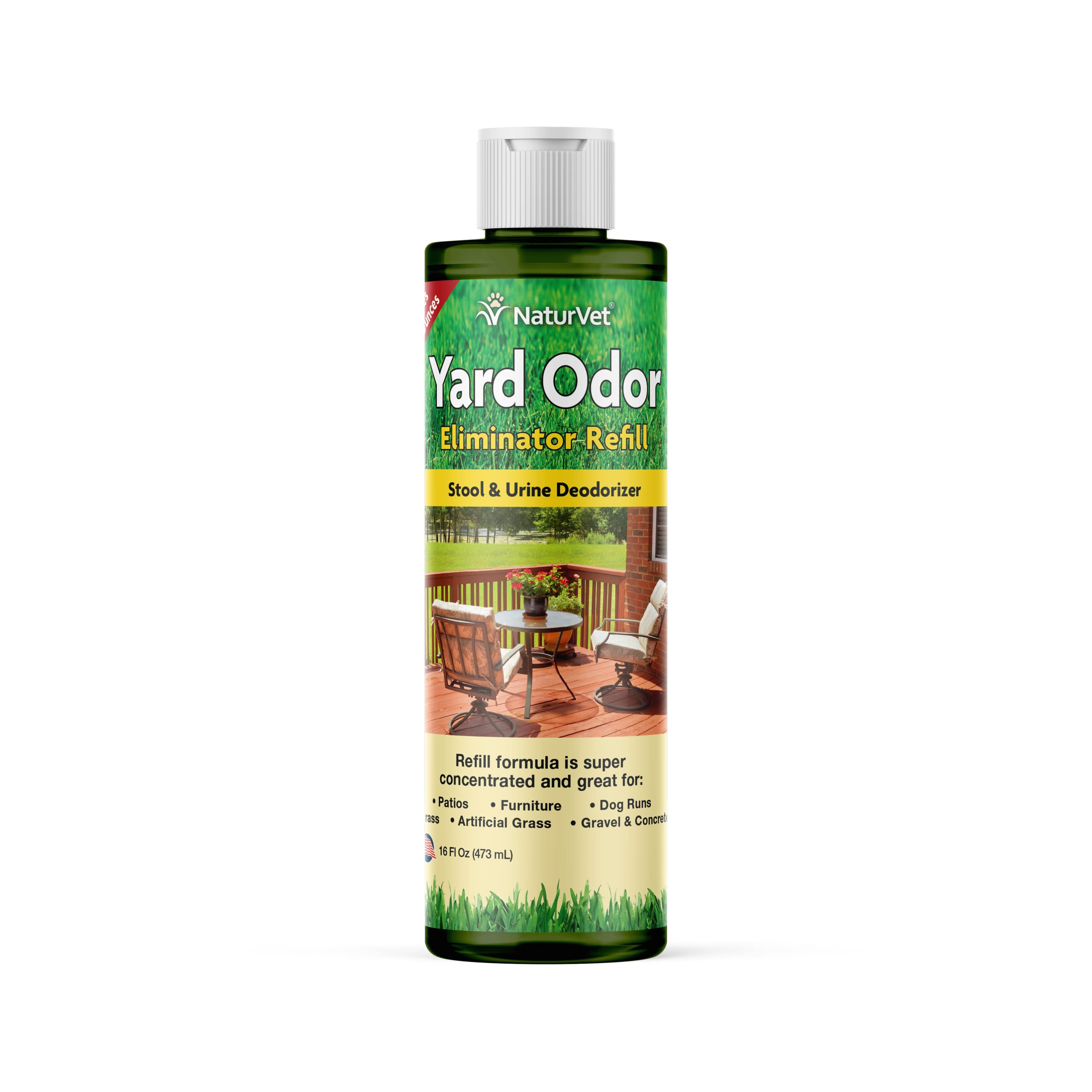 Naturvet - Yard Odor Eliminator | Eliminate Stool And Urine Odors From Lawn And Yard | Designed For Use On Grass, Plants, Patios
