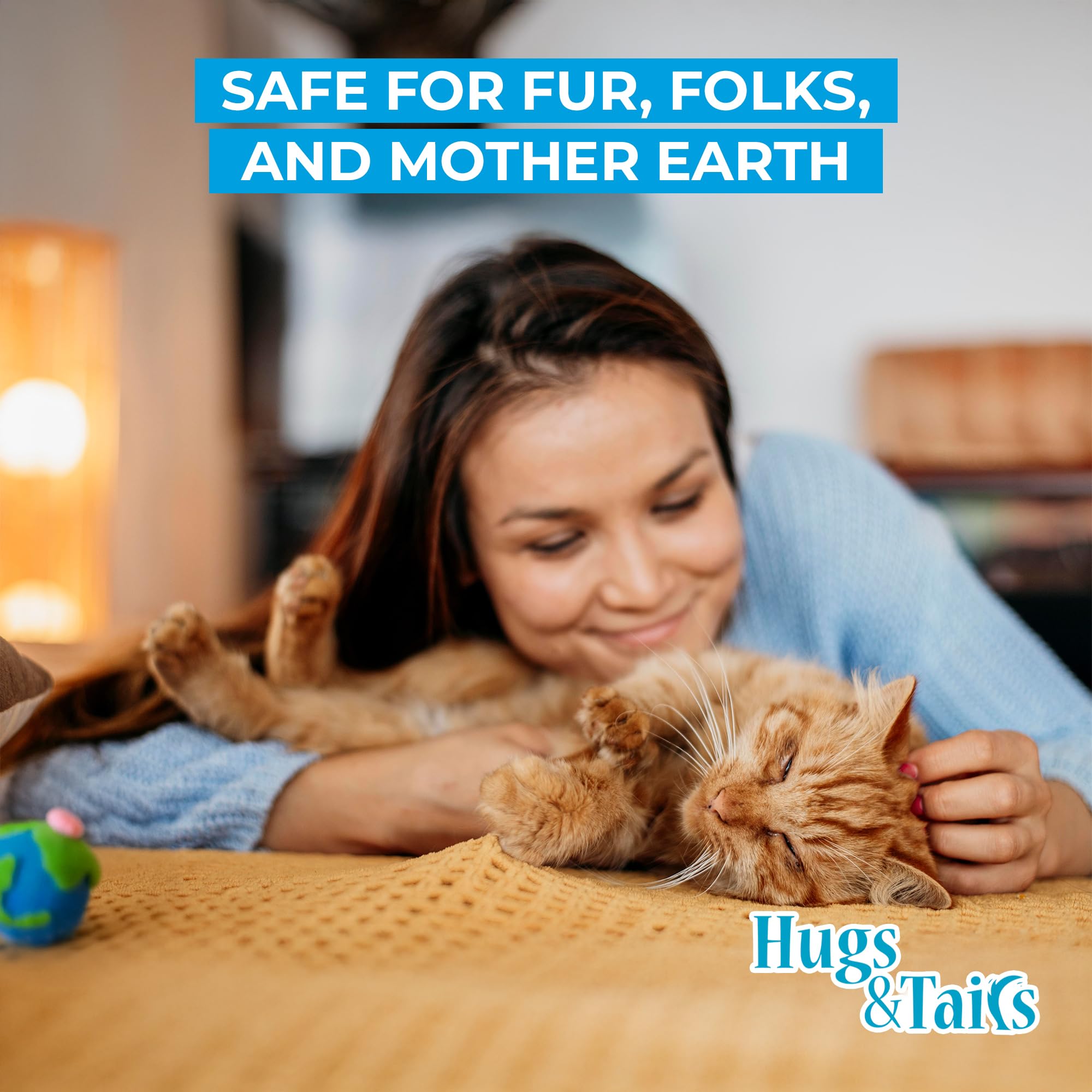 Cat Litter Deodorizer, Pet Safe Litter Box Odor Eliminator & Housebreaking Aid for Cats, Kittens, & Small Pets, Natural Non Toxi