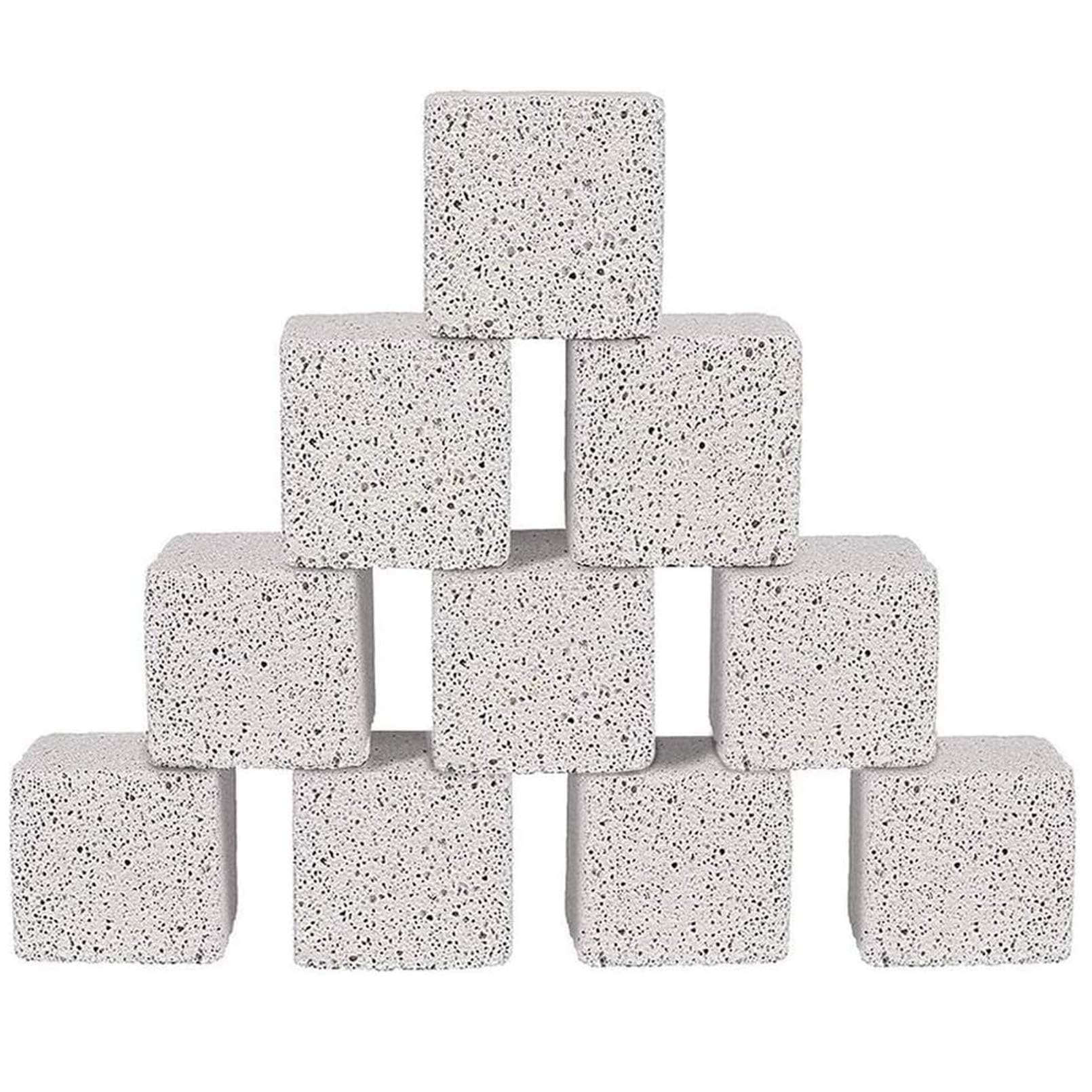 Hamiledyi Hamster Chew Toy Lava Teeth Grinding Square Stone For Hamsters Chinchillas And Rabbits Mineral Stone Calcium Chew Toy For Small Animal(Pack Of 10)