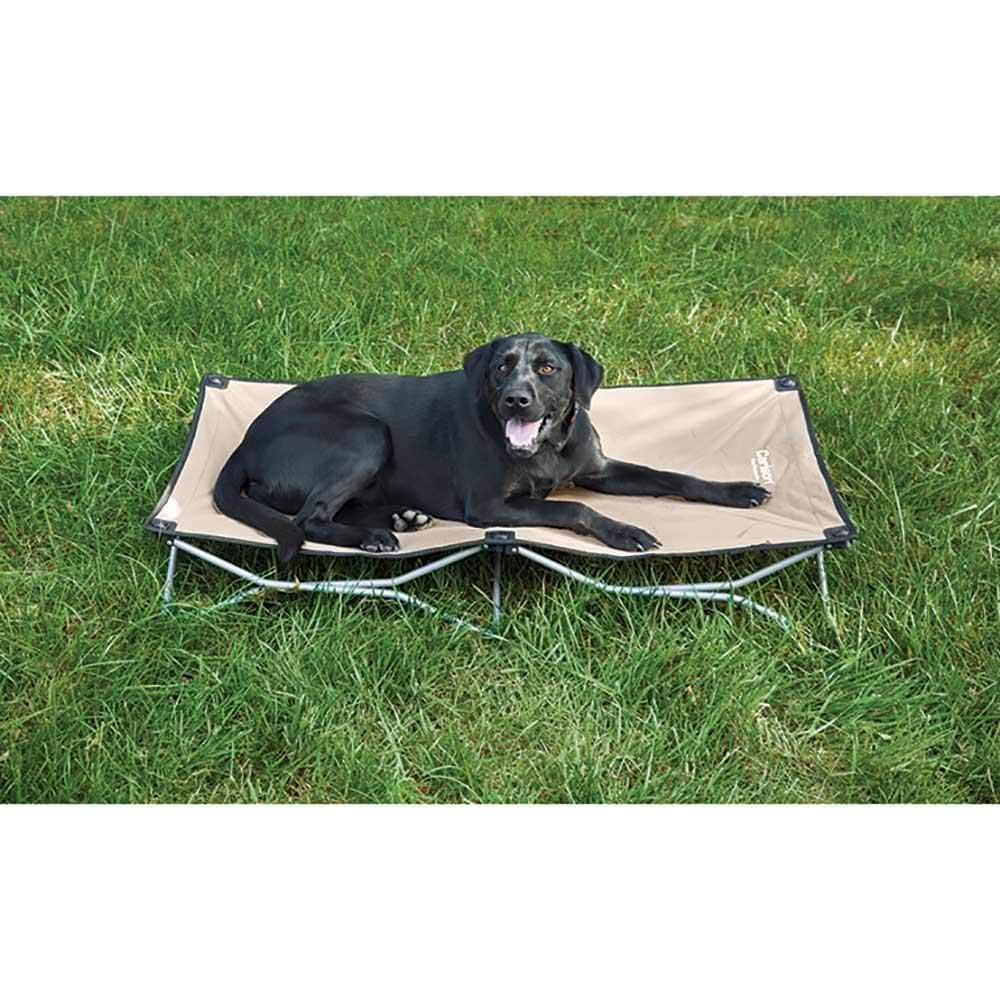Carlson Pet Products Large Portable Pup Travel Pet Bed, Tan