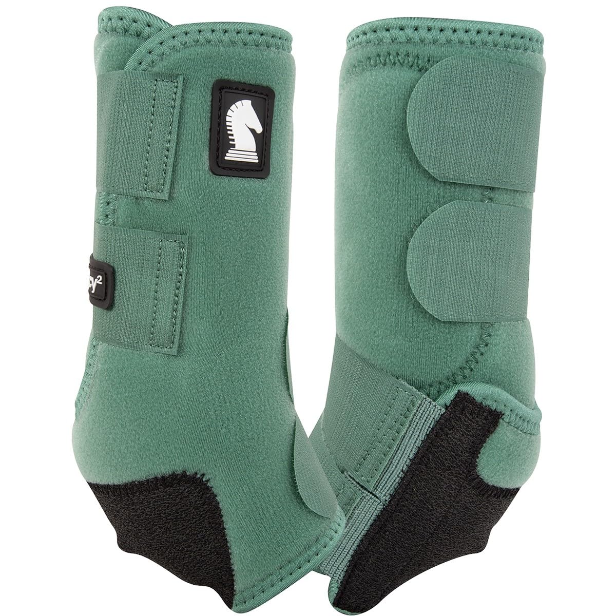 Classic Equine Legacy2 Support Boots, Front (Spruce, Medium)