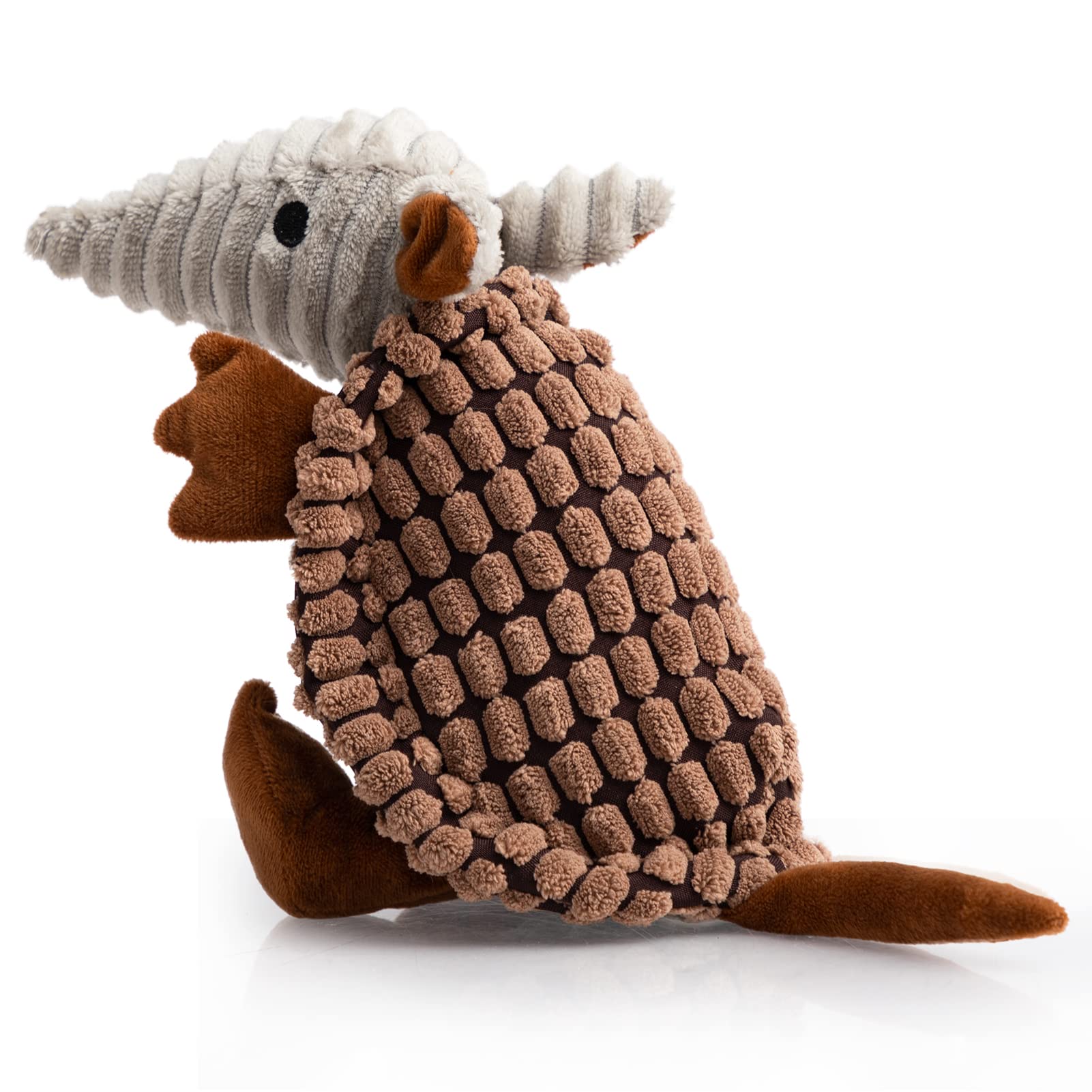 Hollypet Dog Toys-Squeaky Dog Toys-Large Dog Toys-Plush Dog Toys-Big Dog Toys-Stuffed Dog Toys-Durable Dog Toys-Puppy Chew Toys-Dog Chew Toys For Small, Medium, Large Dogs, Brown