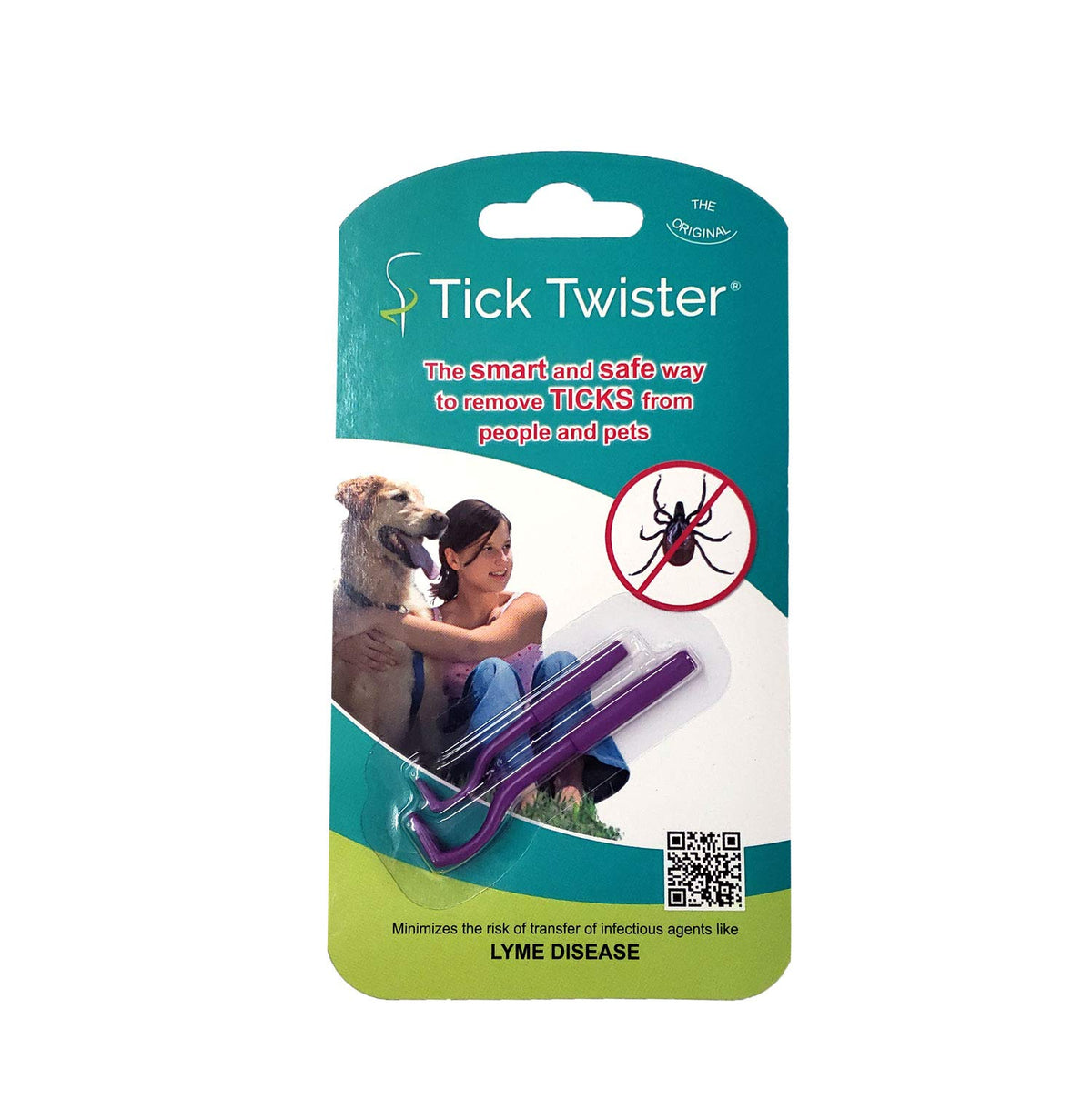 Tick Twister 00100-Pr Single, Purple, One Set Tick Remover Small And Large