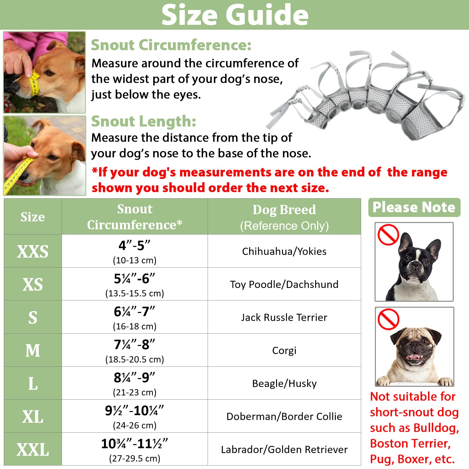 Dog Muzzle, Soft Mesh Muzzle For Small Medium Large Dogs Chihuahua Poodles Beagle Dachshund Corgis Labrador Golden, Puppy Muzzle For Biting Chewing Grooming, Allows Panting Drinking (Grey, Xl)