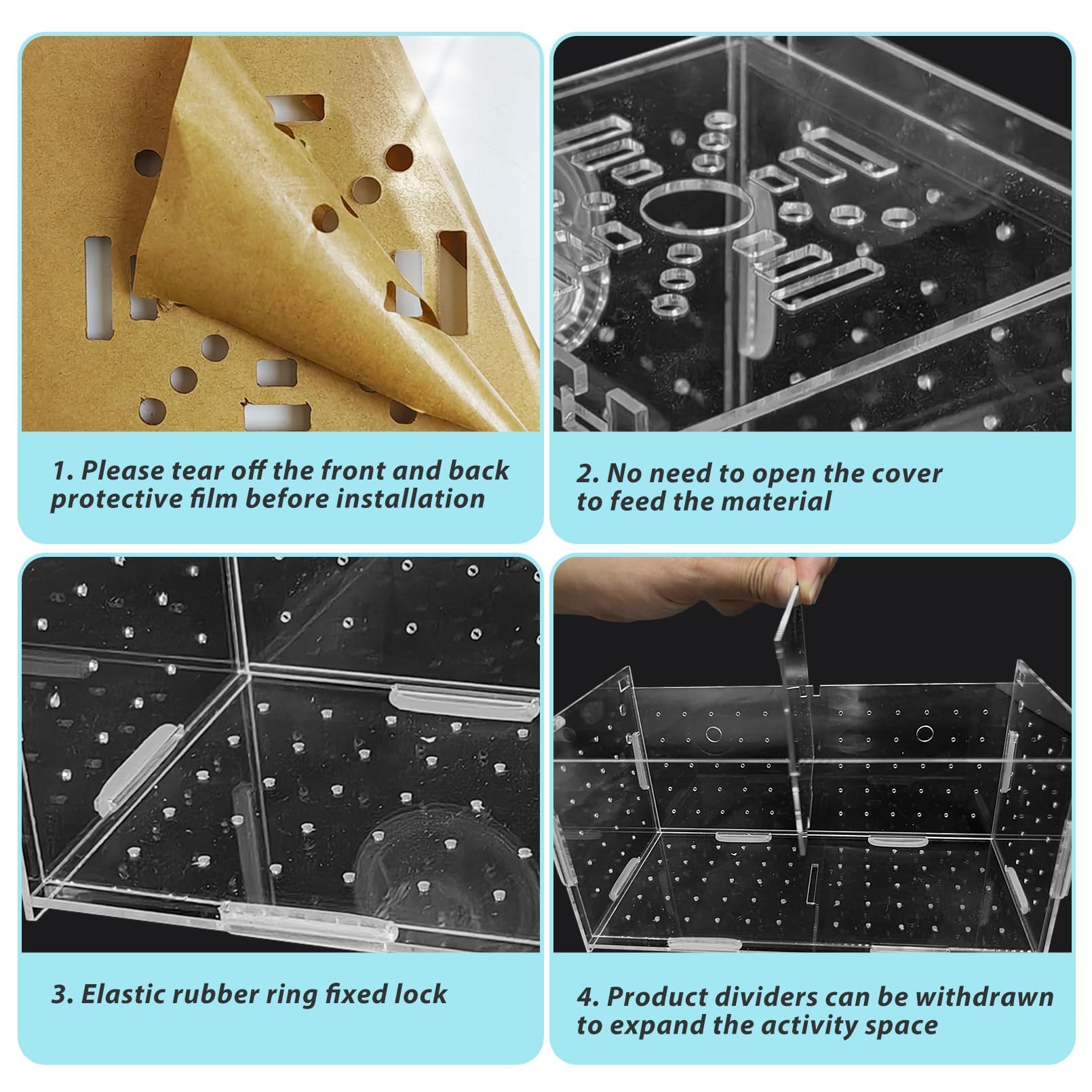 Pinvnby Acrylic Fish Breeding Box