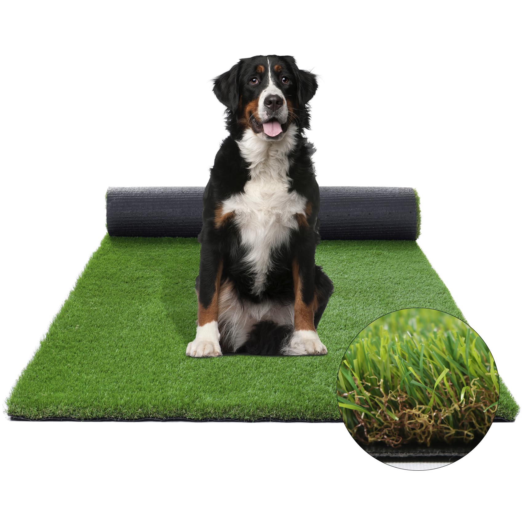 Xlx Turf Xl Artificial Grass Pad For Dogs Potty, Extra Soft Thick Turf For Indoor Outdoor Patio Balcony Kennel, 5 Ft X 8 Ft