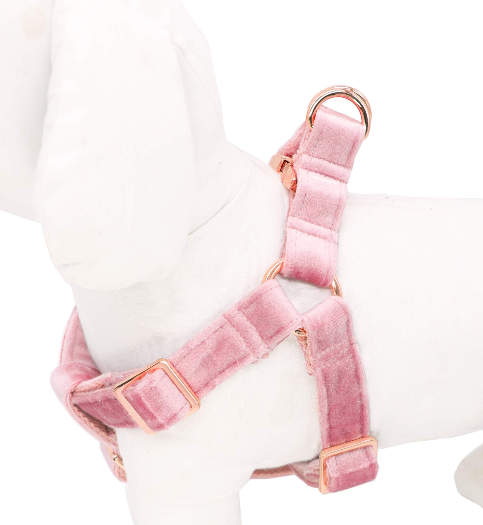 ARING PET Dog Halter Harness - Velvet, No Pull, Adjustable Heavy Duty for Small to Large Dogs