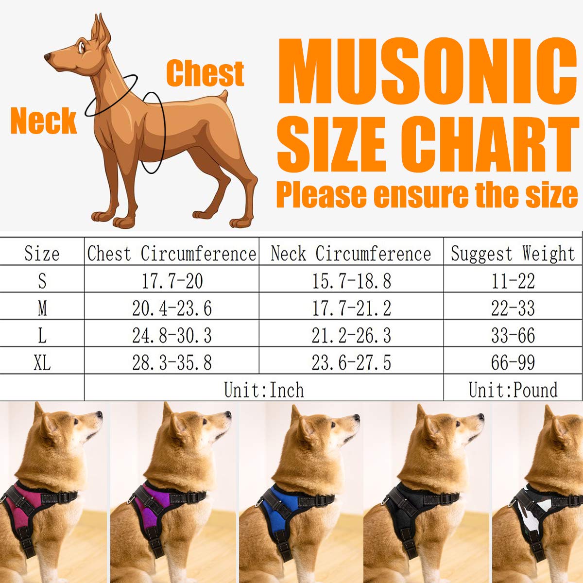 No Pull Dog Harness, Breathable Adjustable Comfort, Free Leash Included, For Small Medium Large Dog, Best For Training Walking Camo Xl
