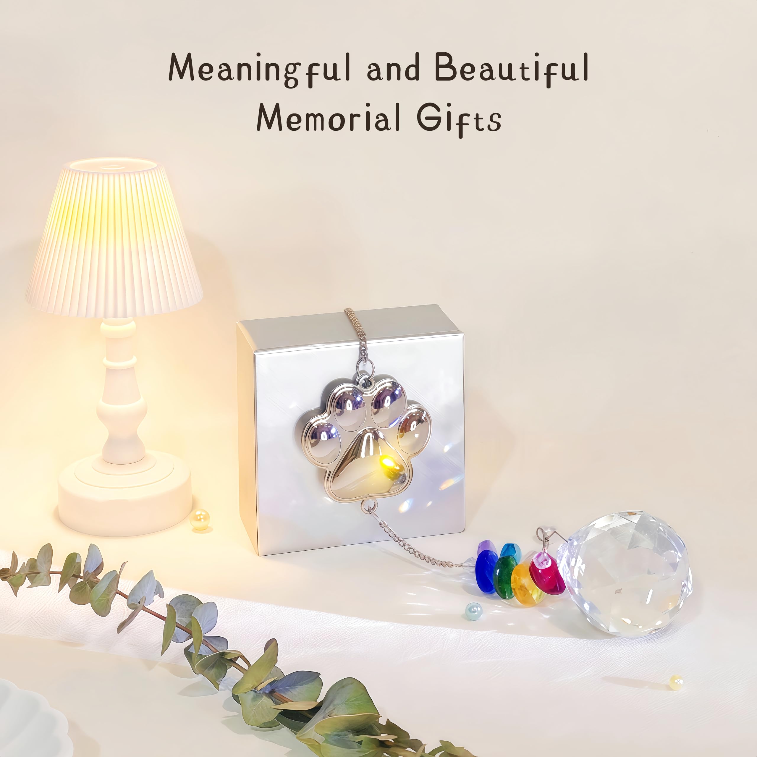 Pet Memorial Gifts Crystal Suncatcher: Dog Memorial Gifts, Loss Of Dog Sympathy Gift, Pet Bereavement Ornament In Memory Of Dog