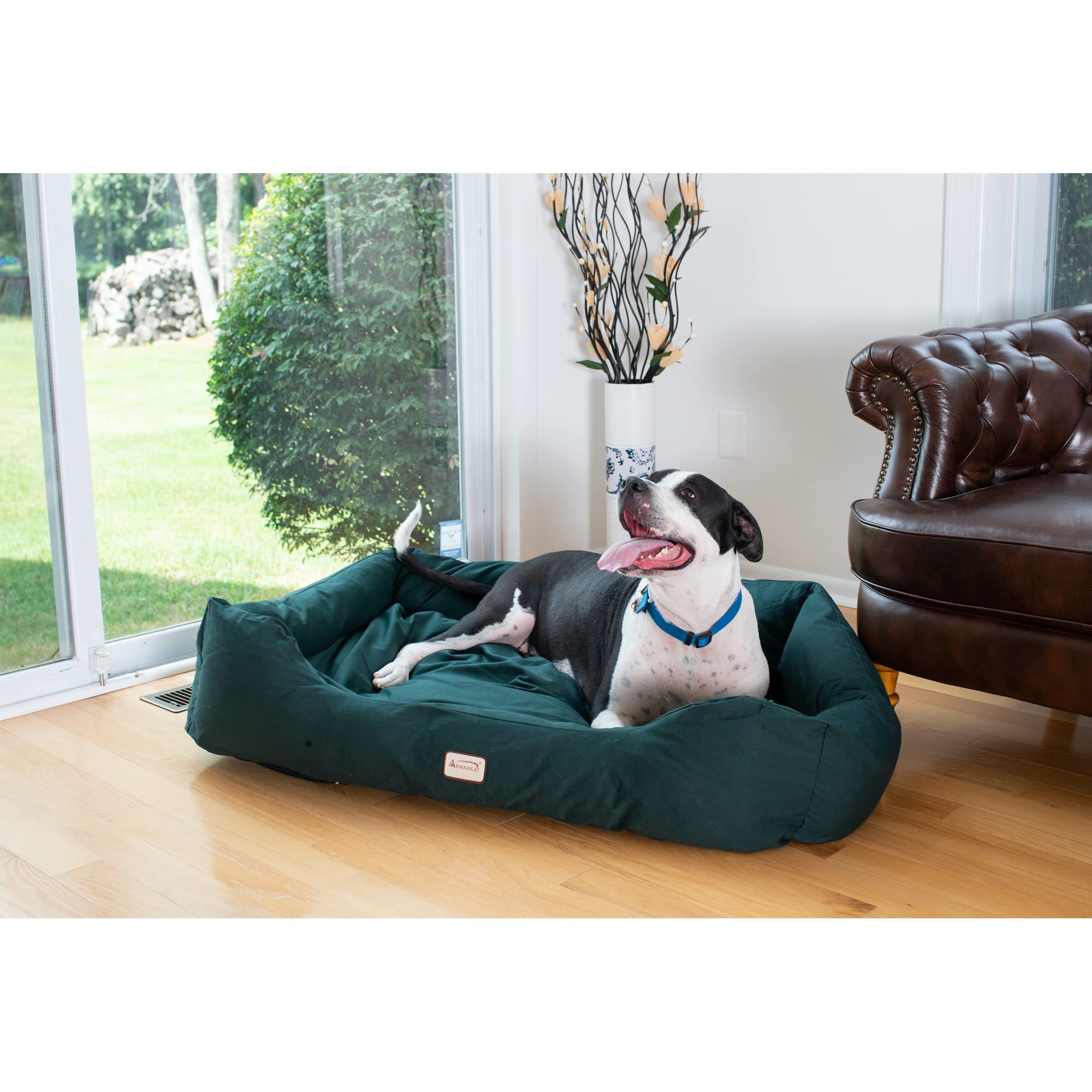 Armarkat Pet Bed 50-Inch By 37-Inch D01Fml-Xtra Large, Laurel Green