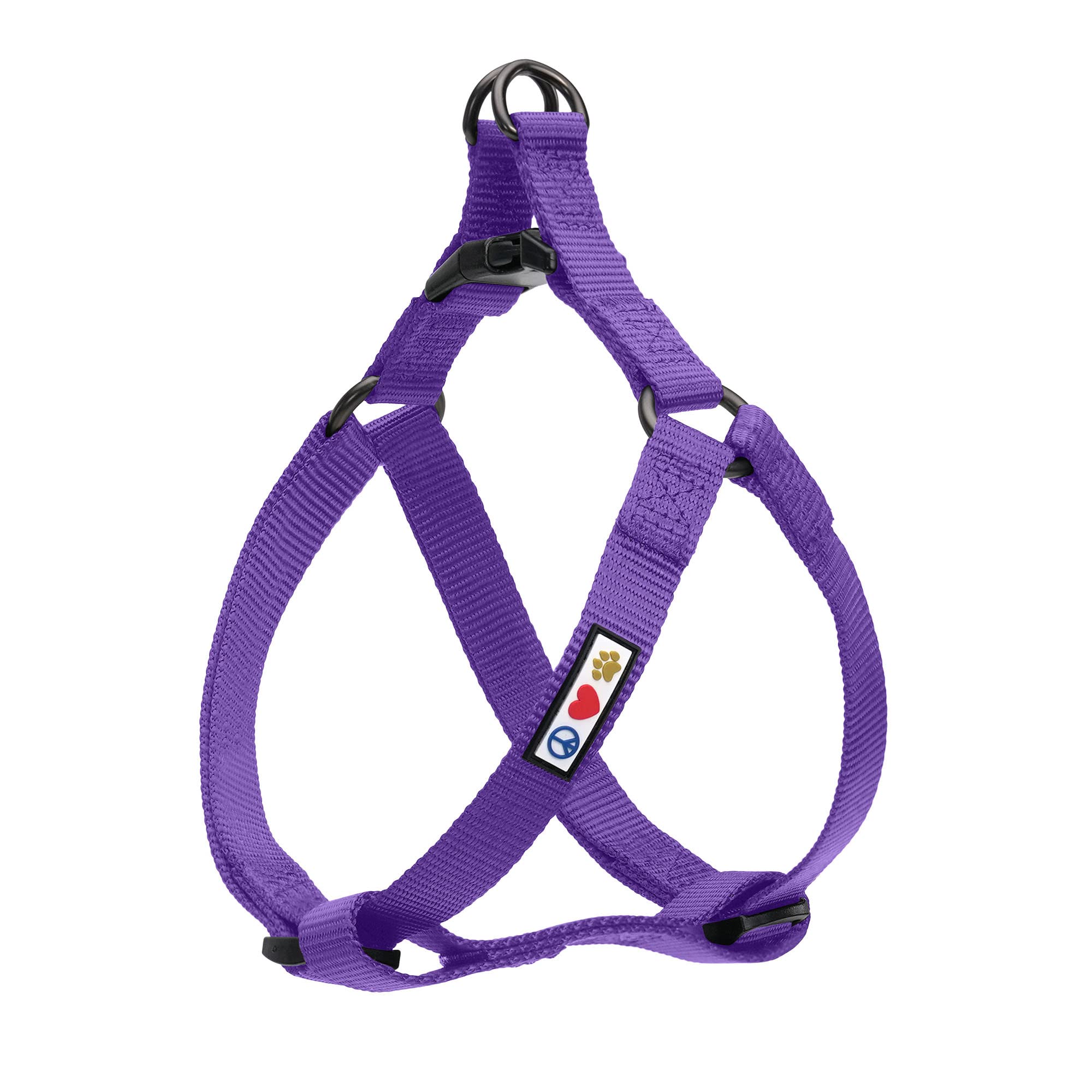 Pawtitas Solid Color Step In Dog Harness Or Vest Harness Dog Training Walking Of Your Puppy Harness Extra Small Dog Harness Purp