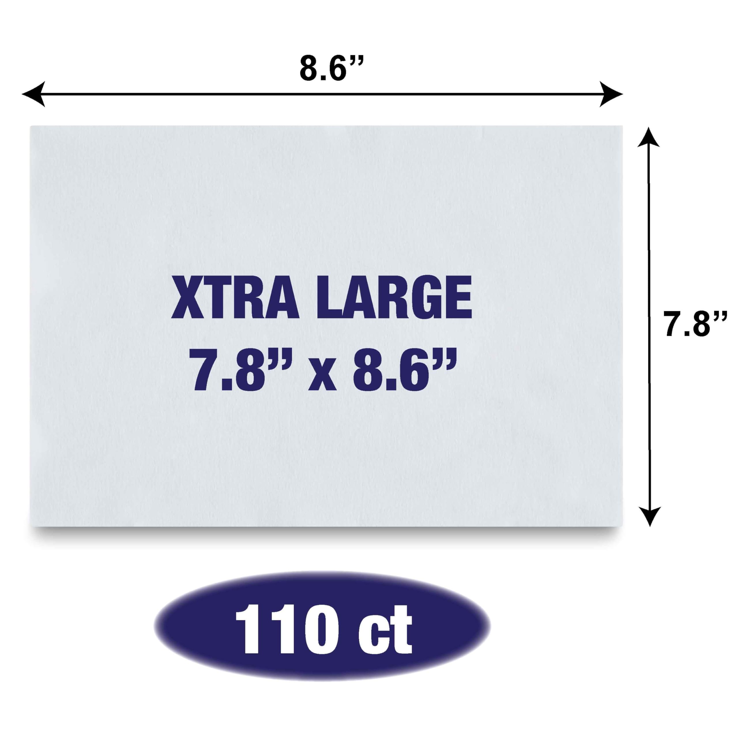 110 Pack Pet Grooming Wipes - Large & Extra-Large Sizes - Lavender, Aloe, & Unscented Variations - Hypoallergenic & Extra Durabl