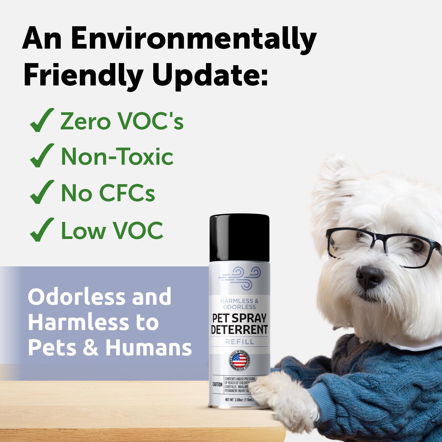 Berkland [2 Pack] Refill for PetSafe SSSCat Spray Deterrent Device - Non-VOC Dog & Cat Spray Deterrent - Family-Safe Cat Deterre
