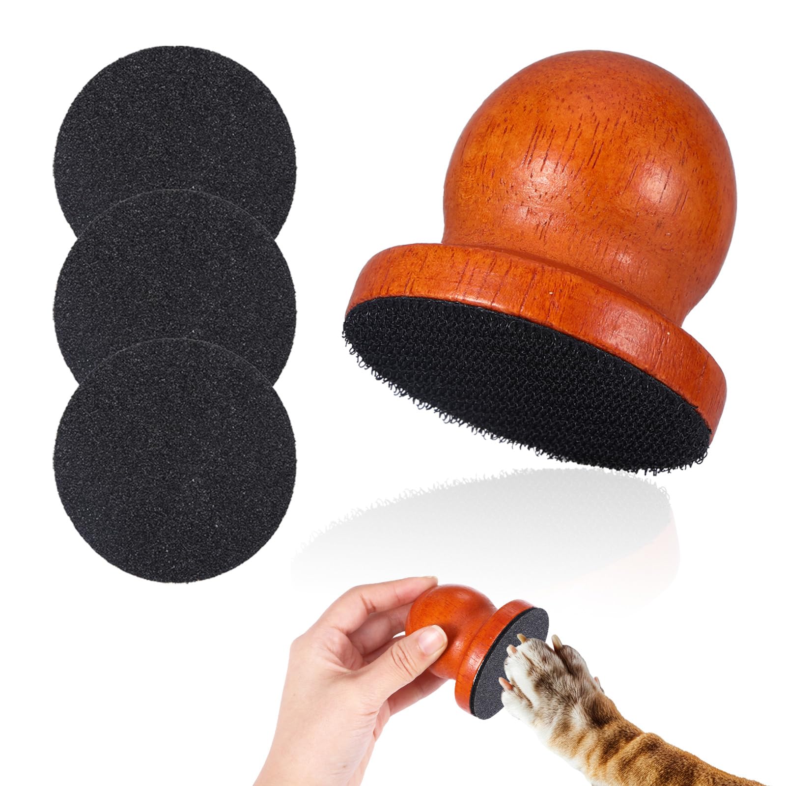 Dog Nail Scratch Board For Dogs, Dog Nail File Board, Dog Scratch Pad For Nails, Handhold Nail File For Dogs, Cat Nail File,Dog 