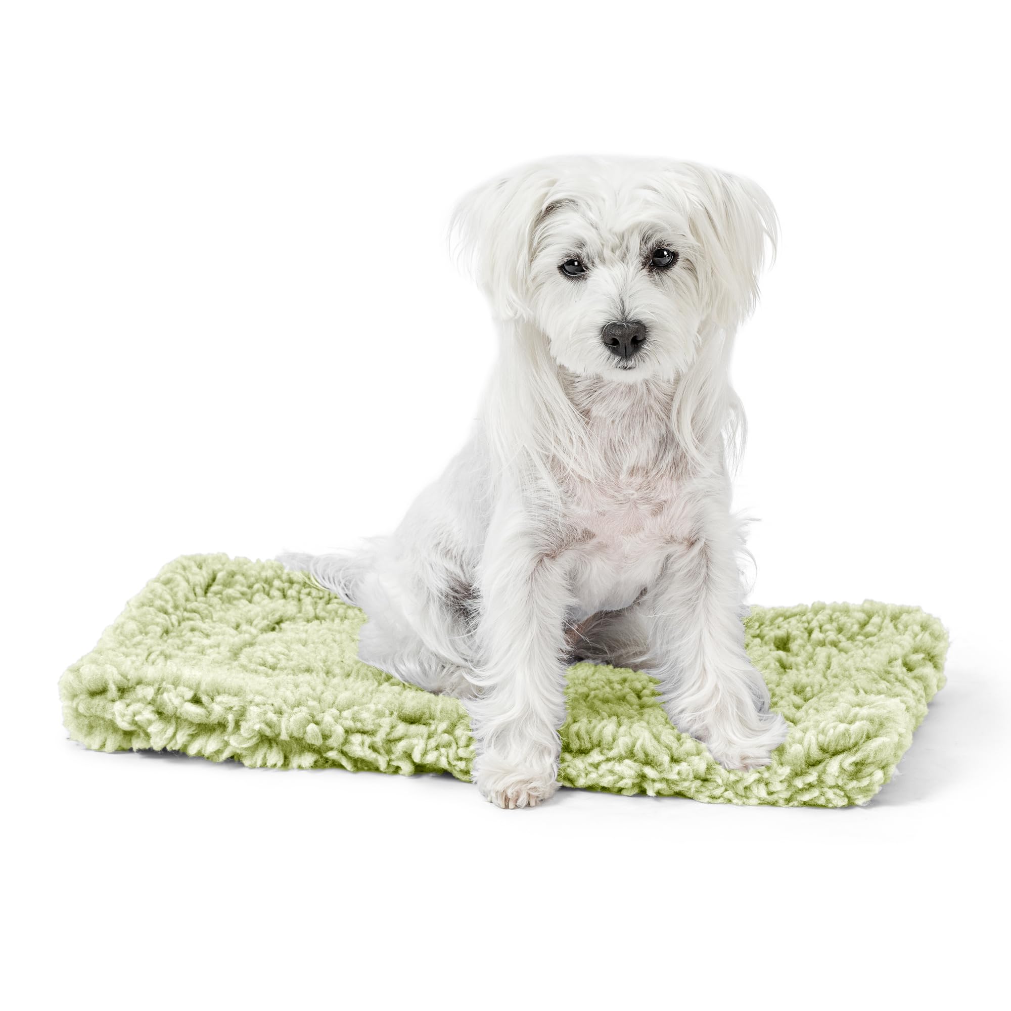 Pelzin Stoutwool Indestructible Dog Bed - Fluffy Chew Proof Dog Crate Pad - Tough Kennel Pad For Aggressive Chewers - Ideal For 