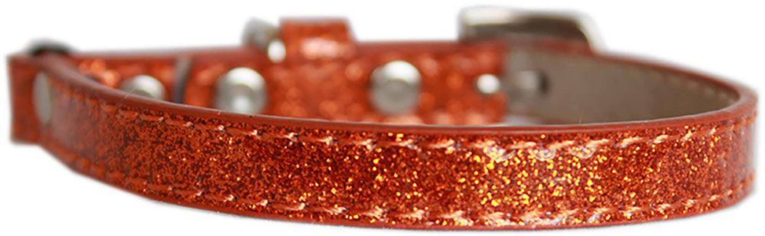 Mirage Pet Products Ice Cream Plain Cat safety collar Orange Size 12