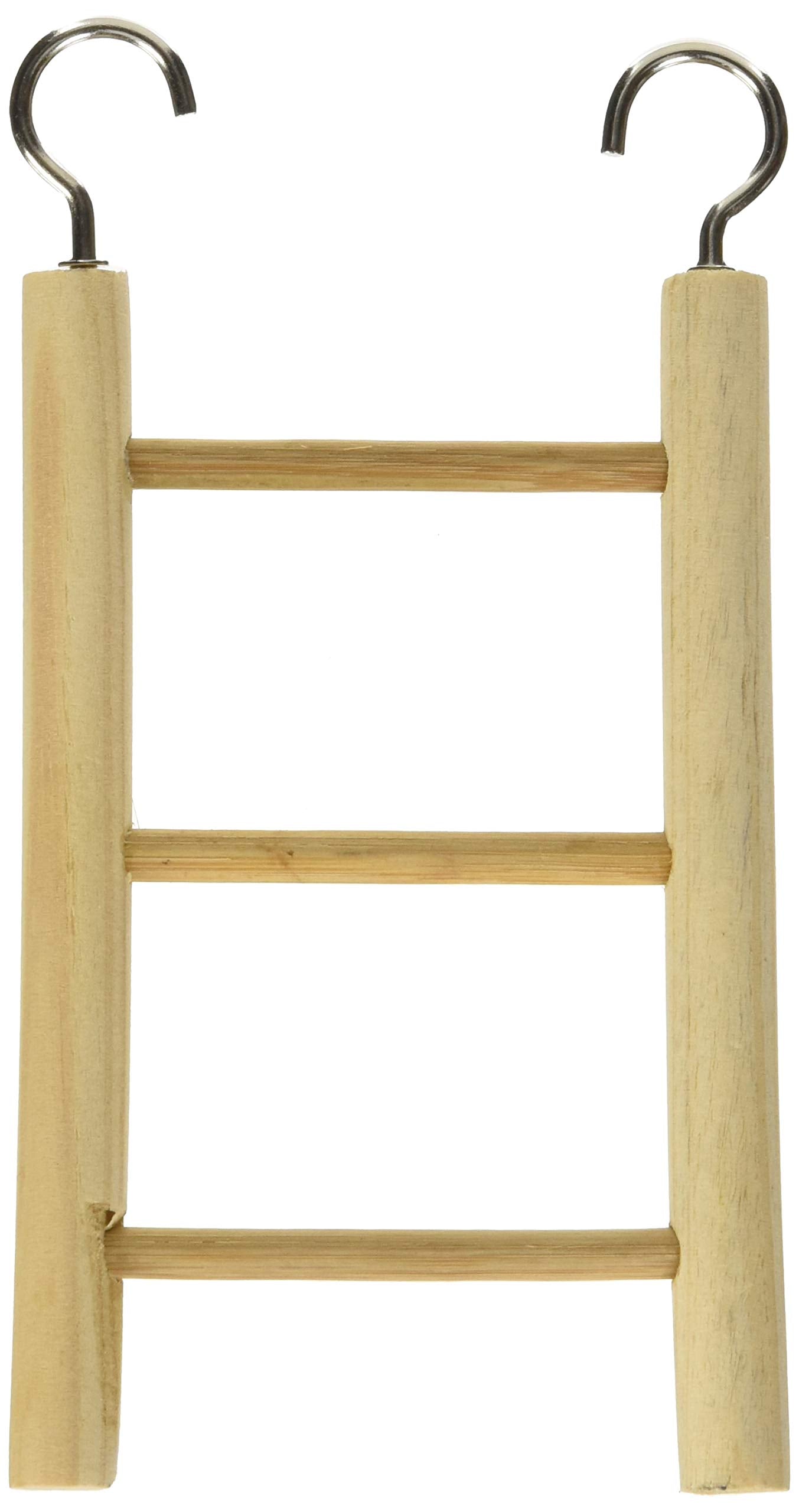 Prevue Pet Products Bpv382 Birdie Basics 3-Step Wood Ladder For Bird, 6-Inch