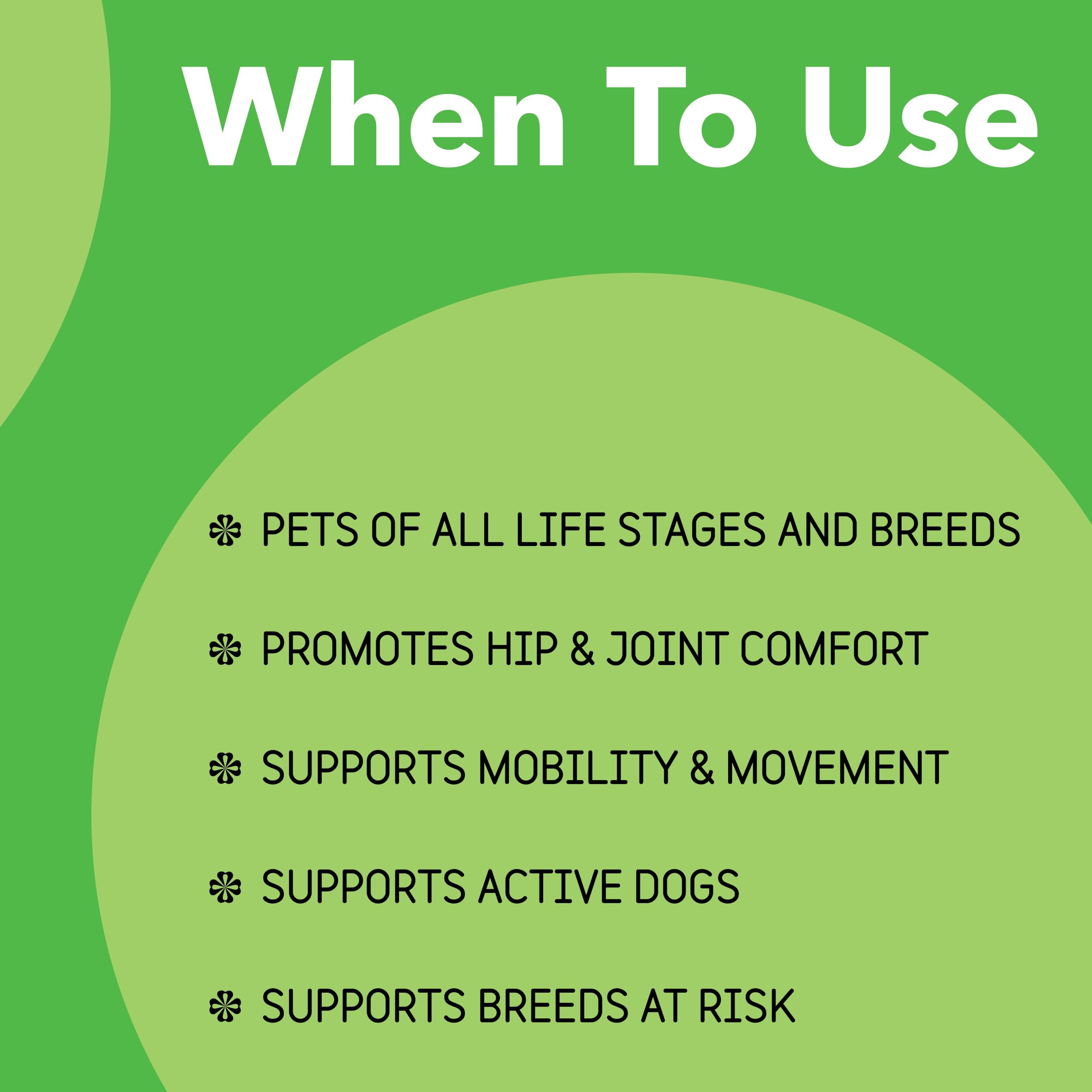 InClover Connectin Natural Hip & Joint Supplement for Dogs with Glucosamine, Chondroitin & Hyaluronic Acid - Powder for Dog Mobi