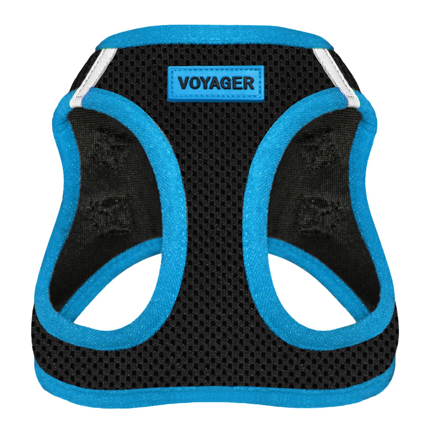 Voyager Step-In Air Dog Harness - All Weather Mesh Step In Vest Harness For Small And Medium Dogs By Best Pet Supplies - Blue Trim, Xs