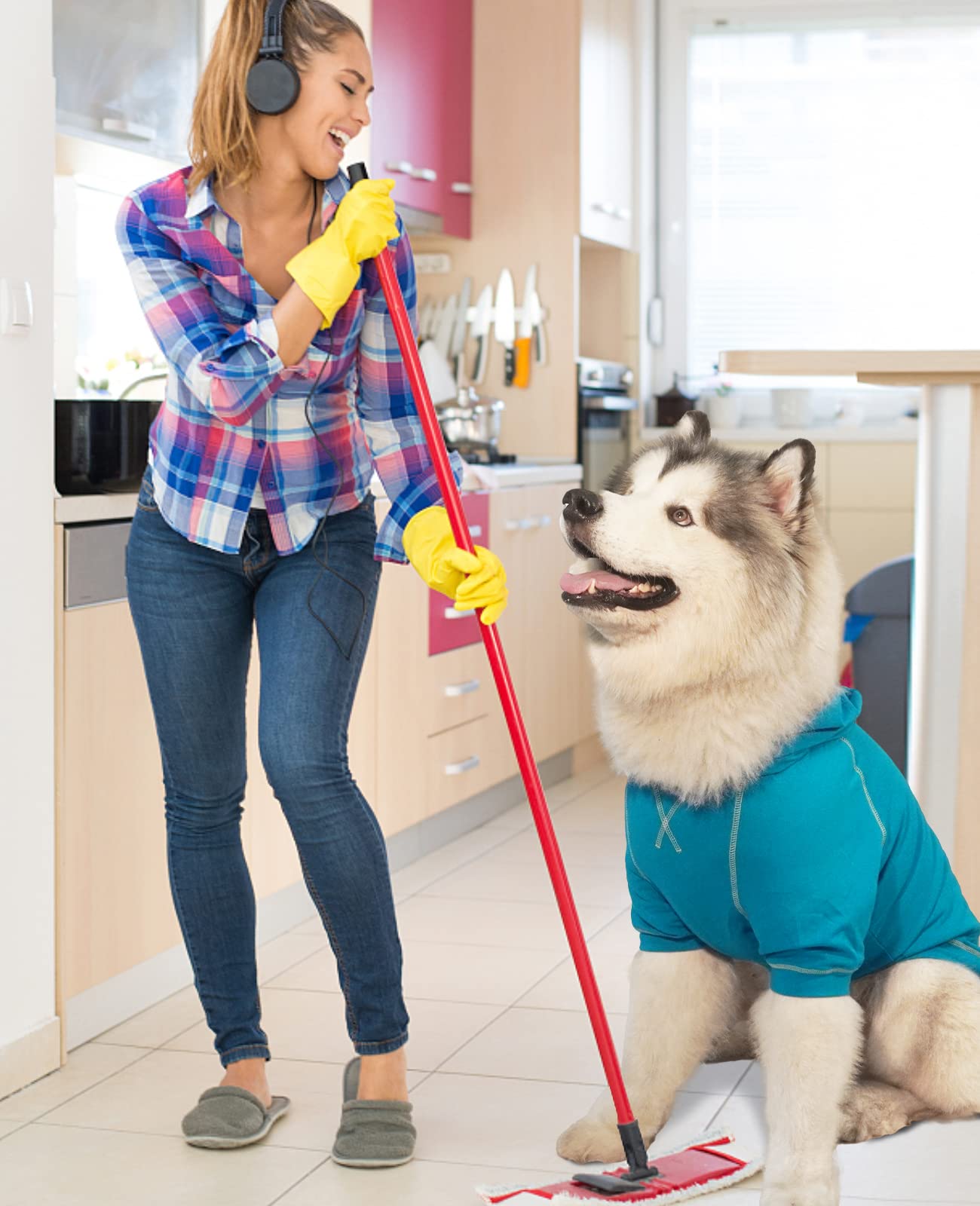 Kickred Basic Dog Hoodie Sweatshirts, Pet Clothes Hoodies Sweater With Hat And Leash Hole, Soft Cotton Outfit Coat For Small Medium Large Dogs