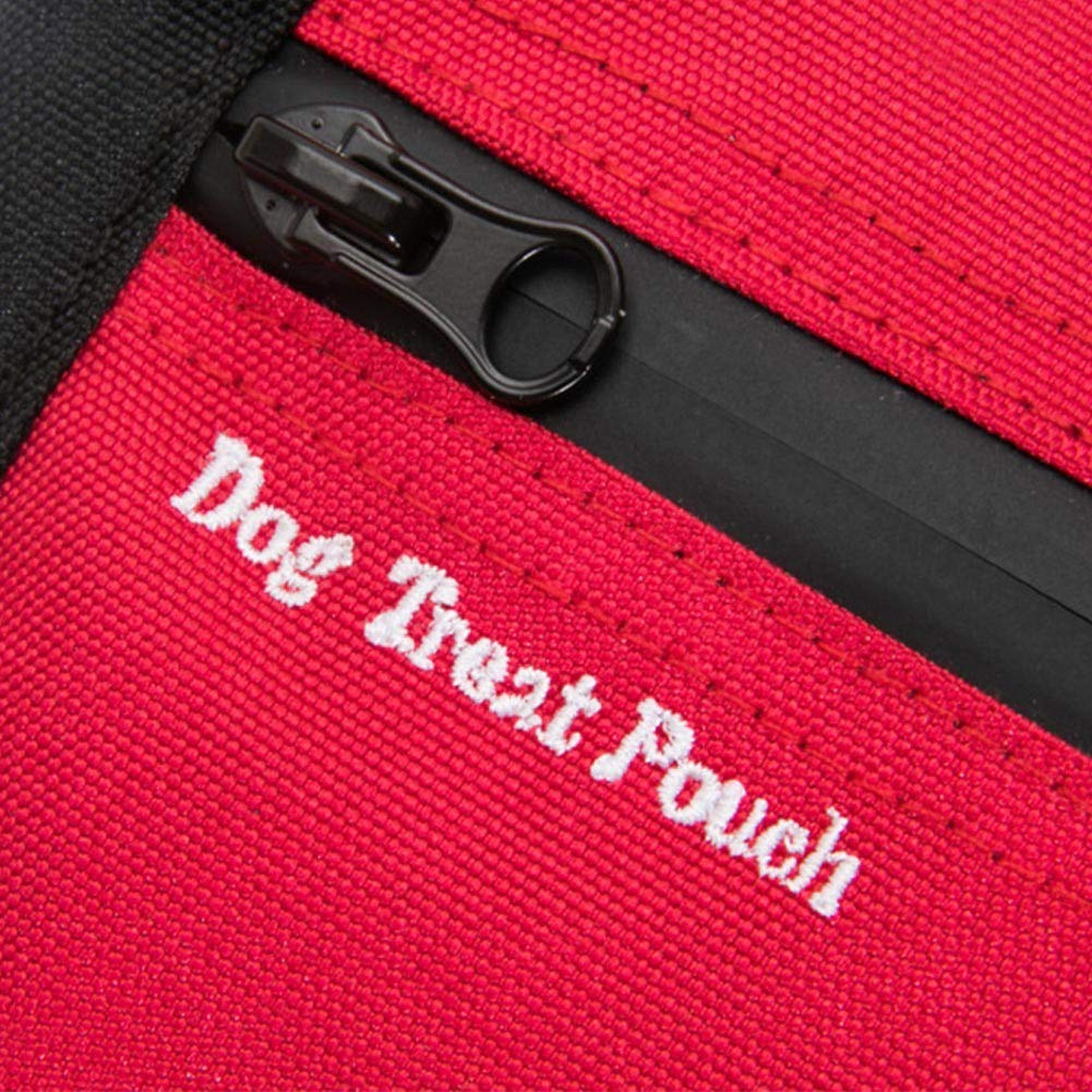eBasics Dog Treat Pouch for Training Doggie Puppy Snack Reward Pouch Bait Bag Pet Treat Carrier Holder with Clip Waist Belt Magn