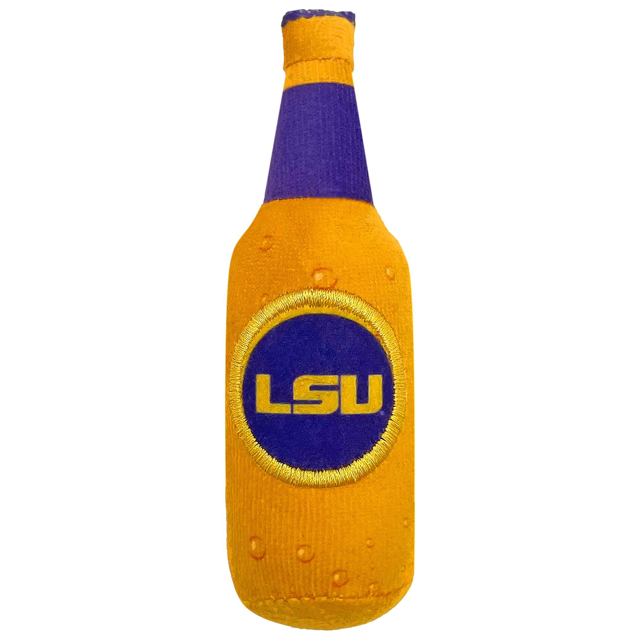 Pets First Best Plush Cat Toy - Ncaa Lsu Complete Set Of 3 Piece Cat Toys Filled With Fresh Catnip. Includes: 1 Helmet Cat Toy,