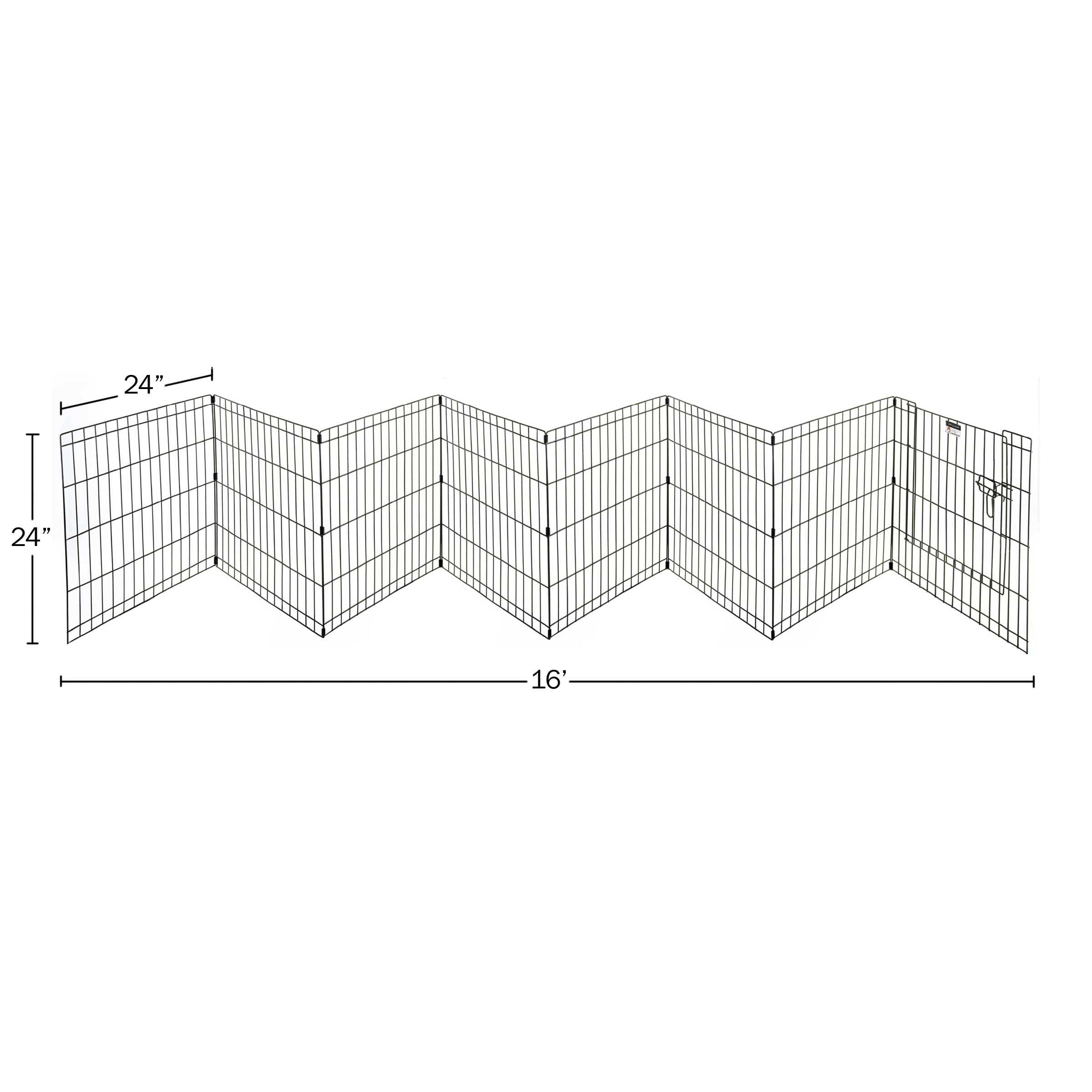 Puppy Playpen - Foldable Metal Exercise Enclosure With Eight 24-Inch Panels - Indoor/Outdoor Fence For Dogs, Cats, Or Small Animals By Petmaker