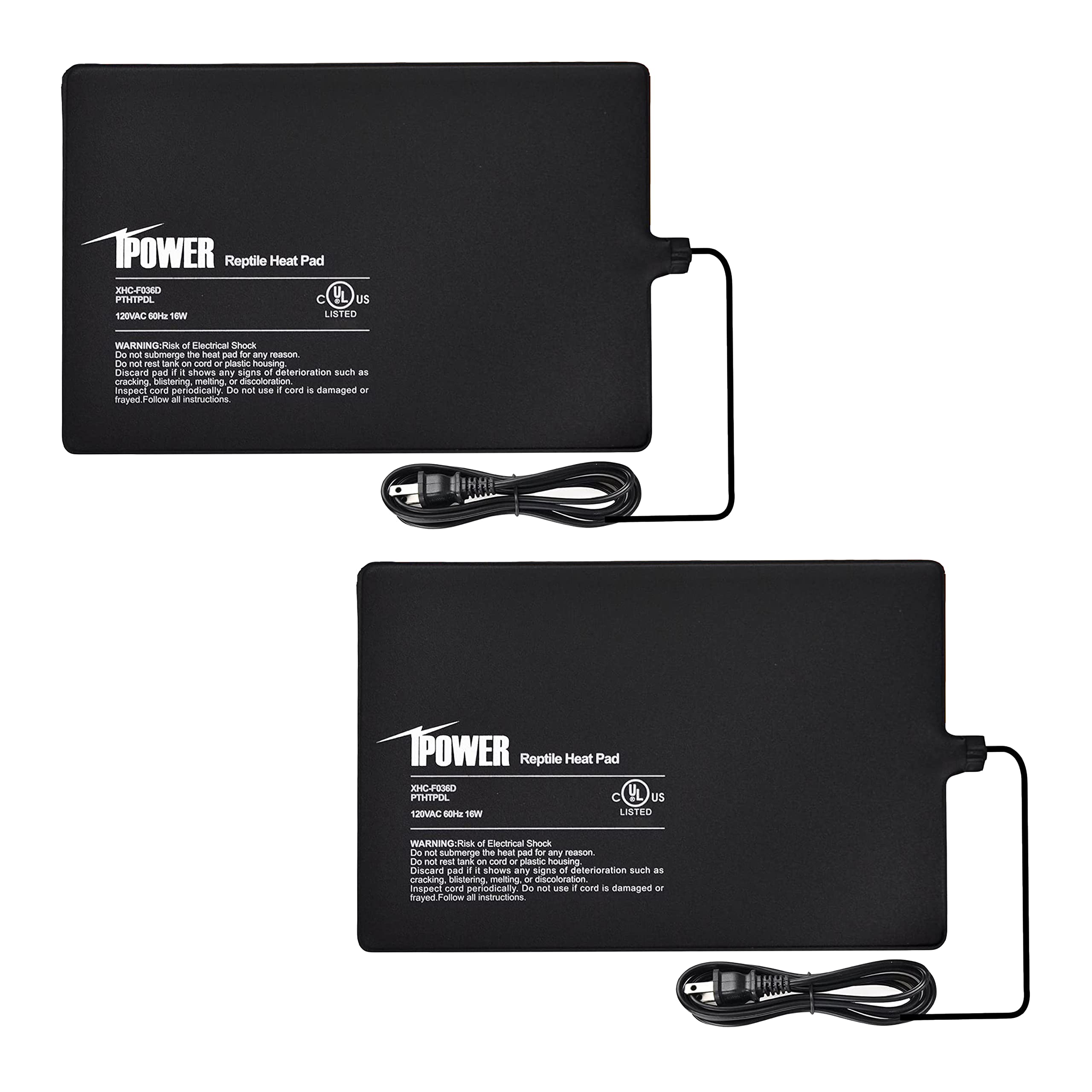 Ipower Reptile Heat Pad Under Tank Terrarium Warmer Heating Mat For Turtle, Lizard, Frog, Snake, Reptile, And Other Small Animal