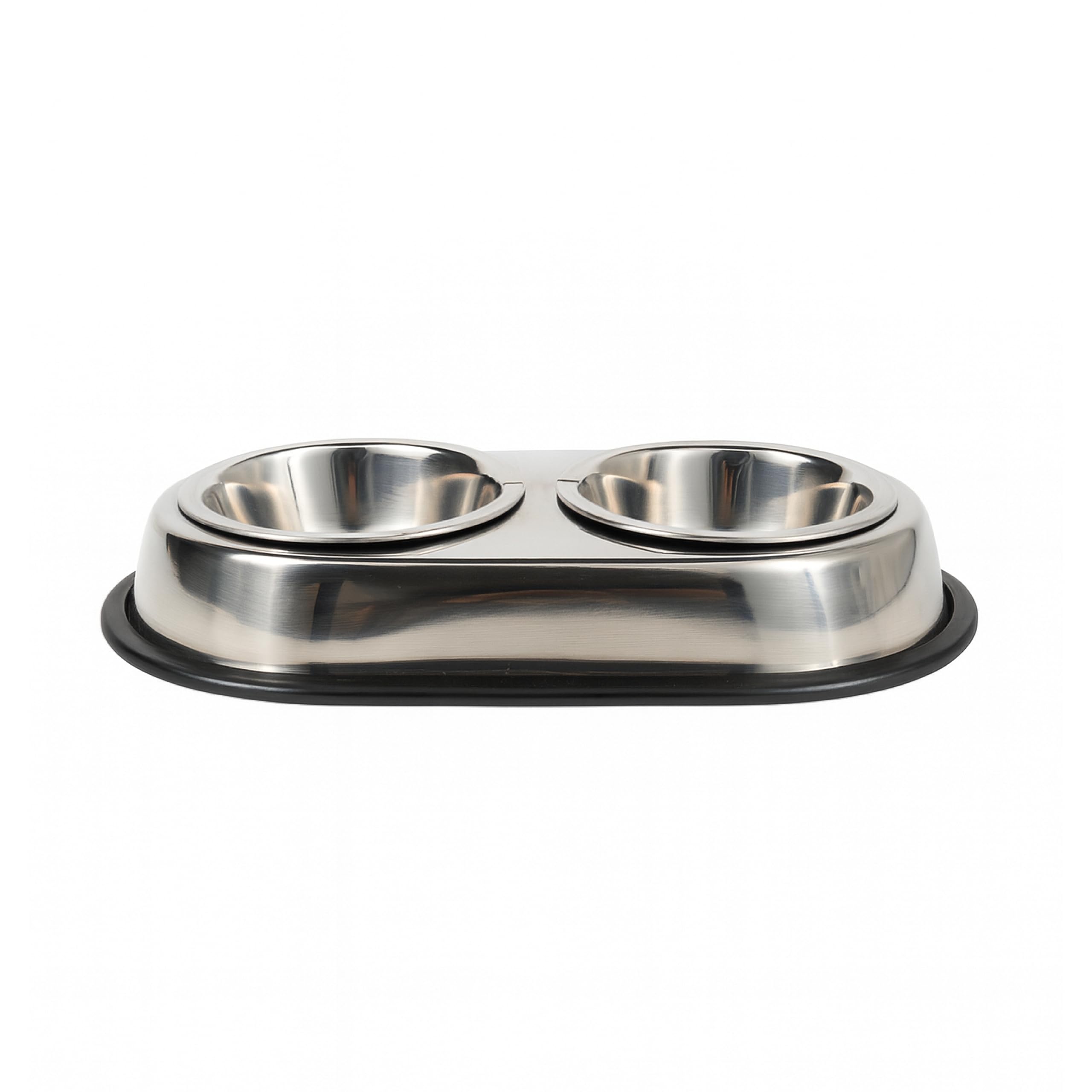 Get Plumm Stainless Steel Pet Bowls For Dogs | Slow Feeder For Dogs & Cat|Bowl With AntiSkid Rubber Base | Easy To Clean | Pet 