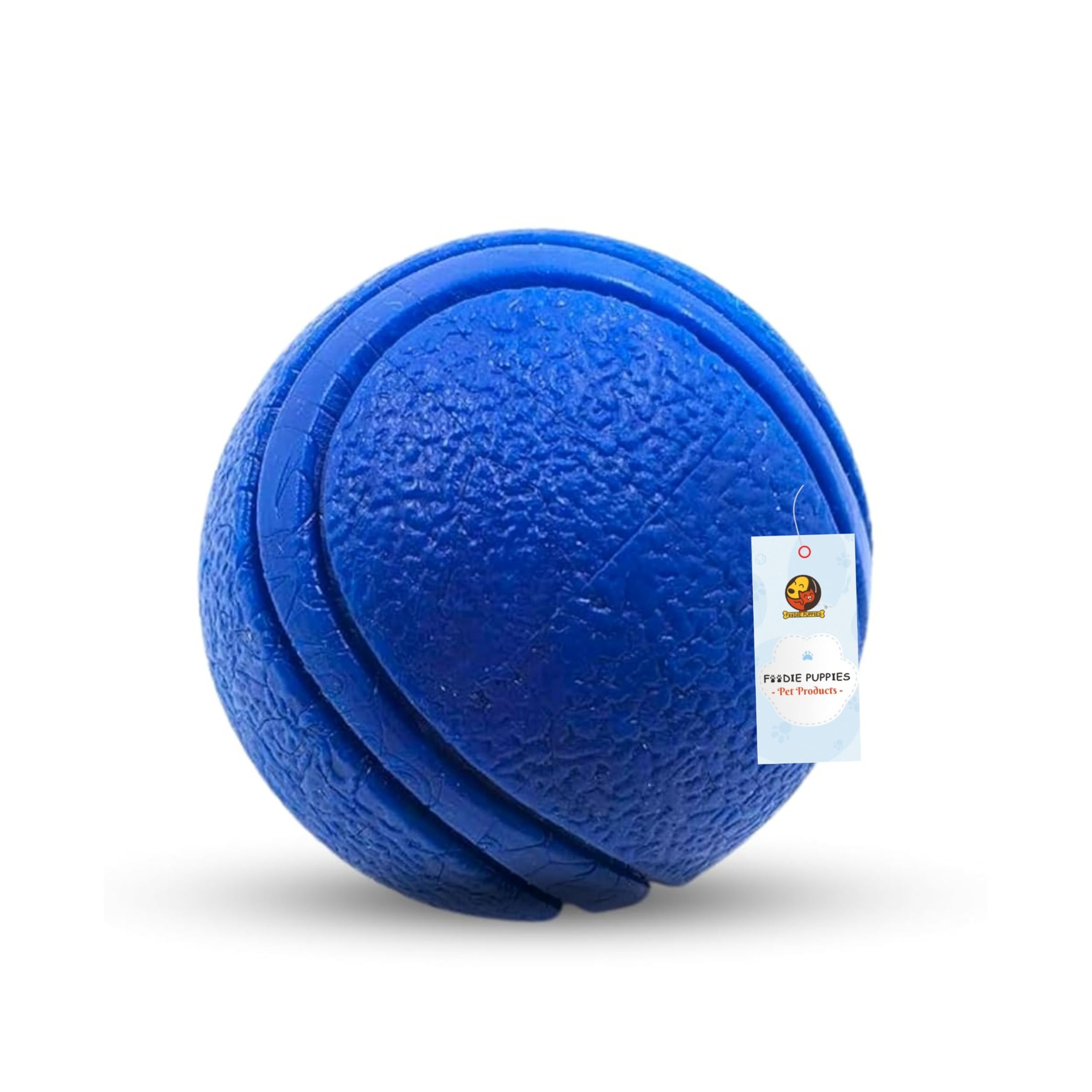 Foodie Puppies Interactive Rubber Dog Ball Toy  (Bouncy Tuff Ball) For Small To Medium Dogs | NonToxic, Durable, Chewing, And 