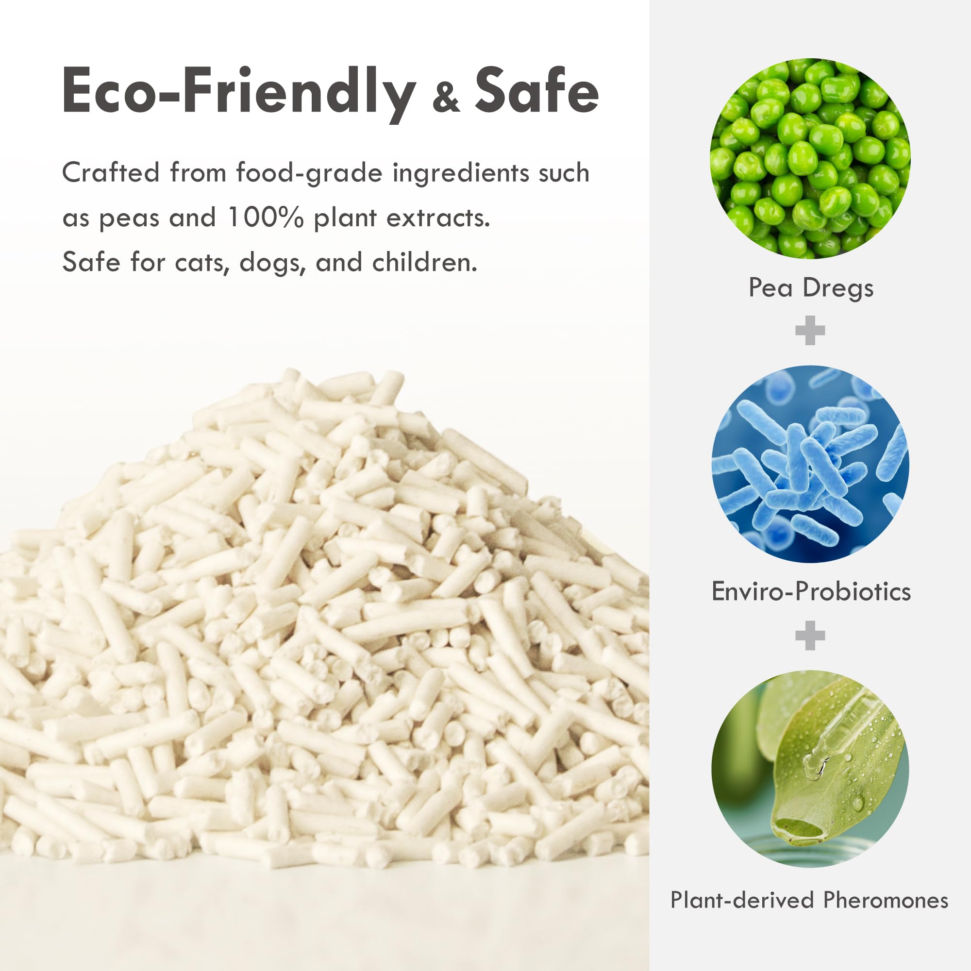 Lady N Cat Attract Tofu Litter - Natural Attractant Formula for Litter Box Training, Calming Pheromone for Multi-Cat Homes, Clas