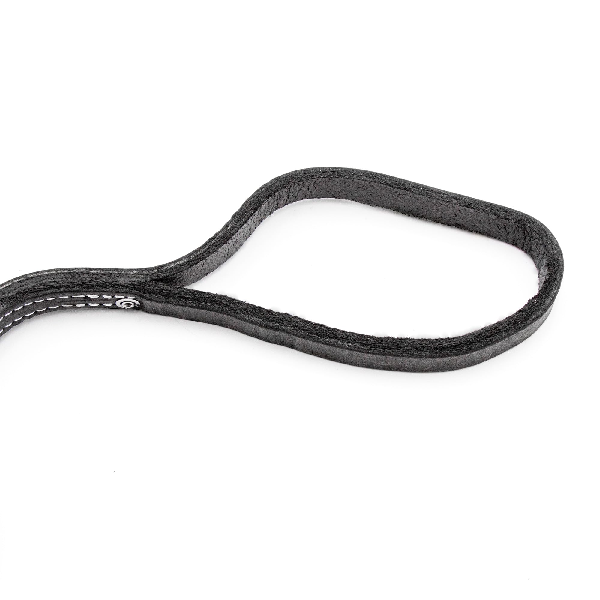 Leerburg 4' Latigo Leather Leash, 1/2'' Wide - Soft, And Comfortable - Hand Made In Wisconsin With Stainless Steel Hardware - He