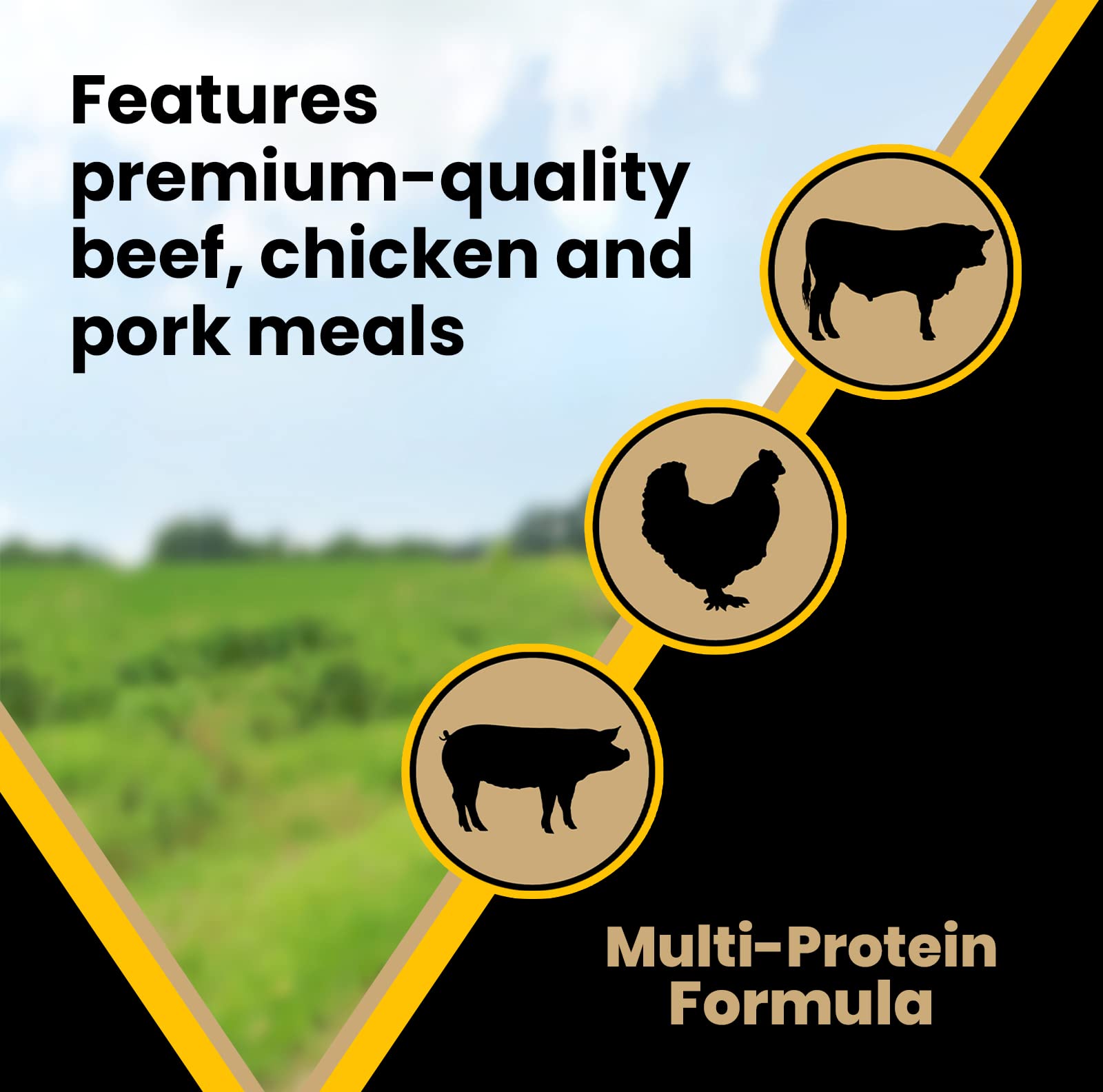 Victor Super Premium Dog Food - Multi-Pro Dry Dog Food - Gluten Free Dog Food with Beef, Chicken and Pork Protein for Normally A