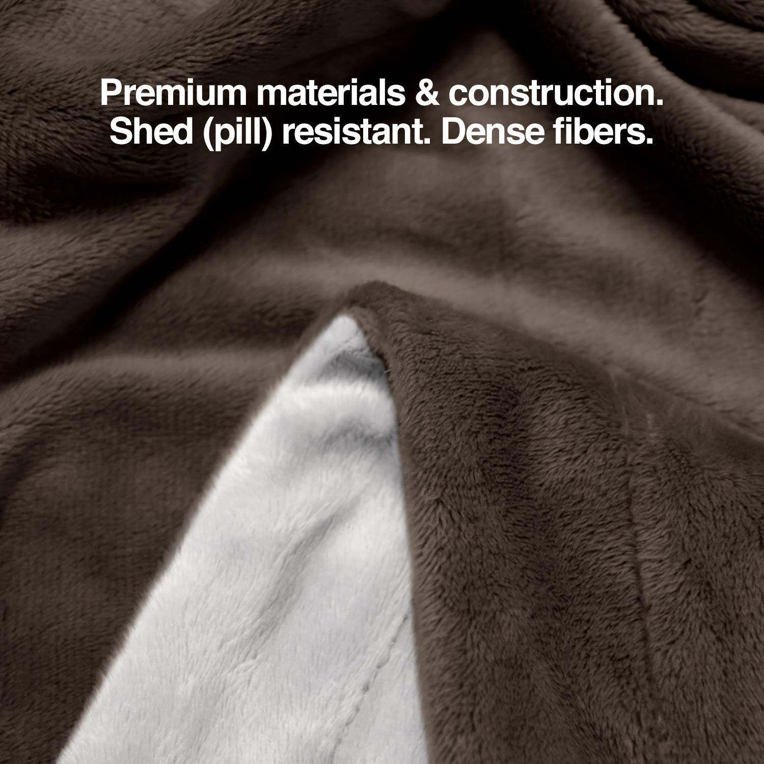 Petfusion Premium Dog Blanket, Cat Blanket | Ultra Soft Pet Blanket Available In Plush Or Quilted, 2 Colors (Grey, Brown) | Perf