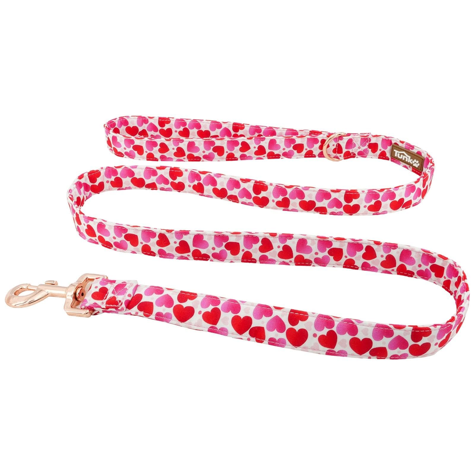 Tunkoo Valentine'S Day Dog Leash With Metal Buckle - Durable, Stylish, And Perfectly Sized For Fall Season Daily Walking S