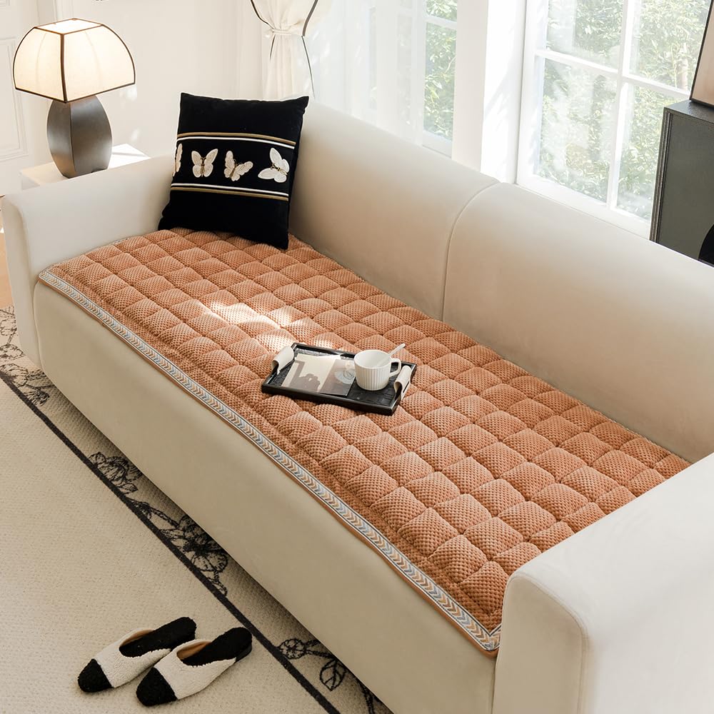 Awjcsv Dog Couch Cover Protector, Couch Cover For Dogs Washable, Pet Couch Covers For Sofa, Non Slip Dog Bed Sofa Cover (Drown,