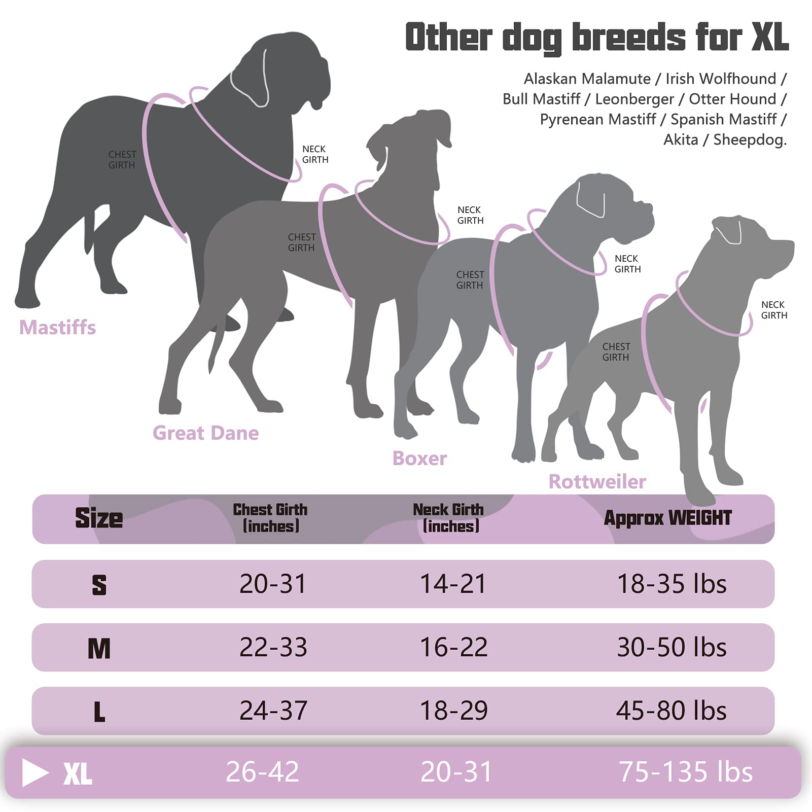 Auroth Tactical Dog Harness For Small Medium Large Dogs No Pull Adjustable Pet Harness Reflective K9 Working Training Easy Control Pet Vest Military Service Dog Harnesses (Xl, Purple Camo)