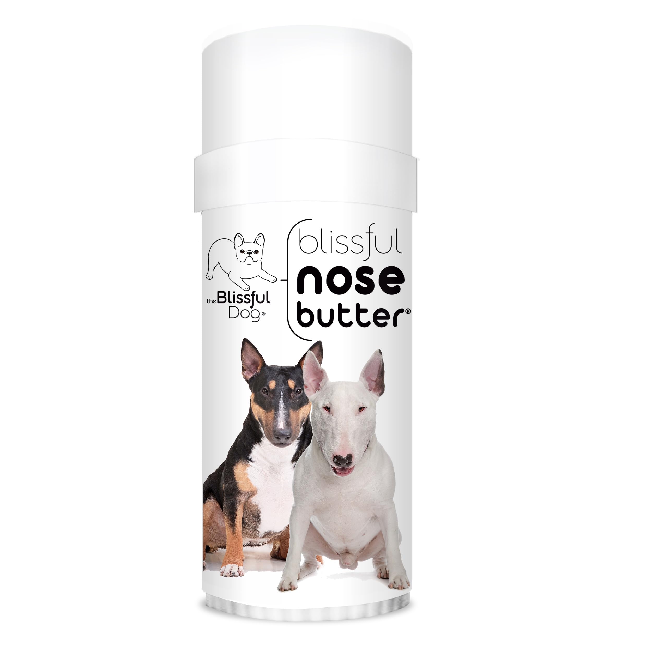 The Blissful Dog Bull Terrier Unscented Nose Butter - Dog Nose Butter, 2 Ounce