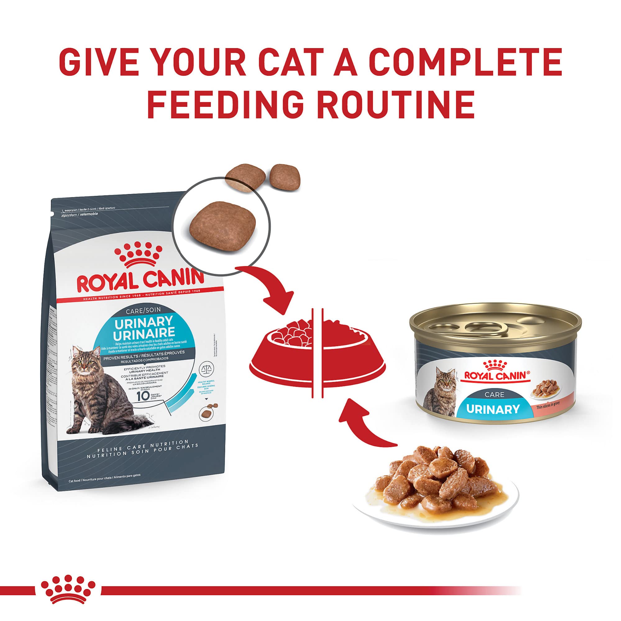 Royal Canin Feline Care Nutrition Urinary Care Adult Dry Cat Food, 3 lb Bag