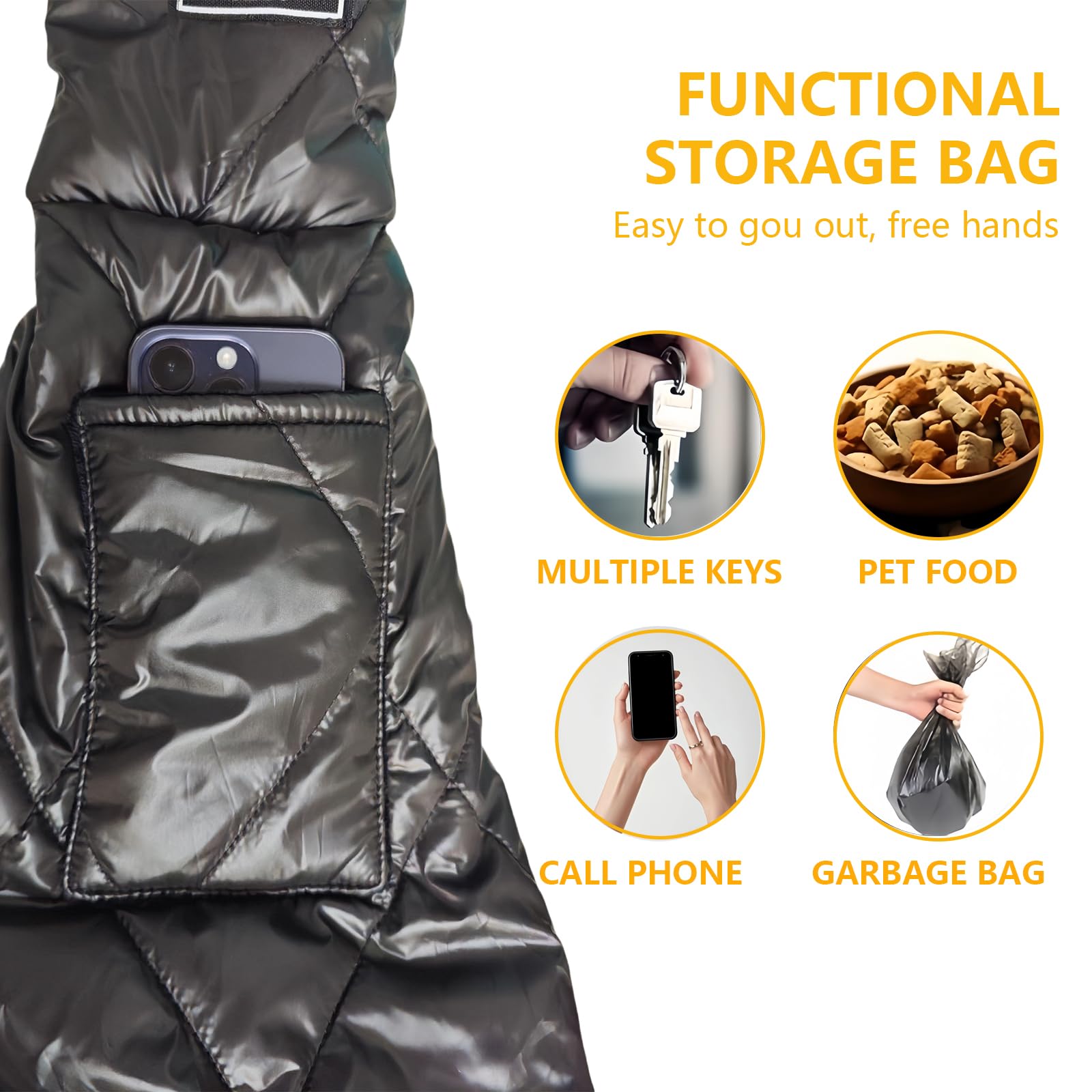 Cat And Dog Sling,Hands-Free Pet Carrier For Puppies,Dog Slings For Small Dogs For Small Pets,Windproof,Warm And Comfortable